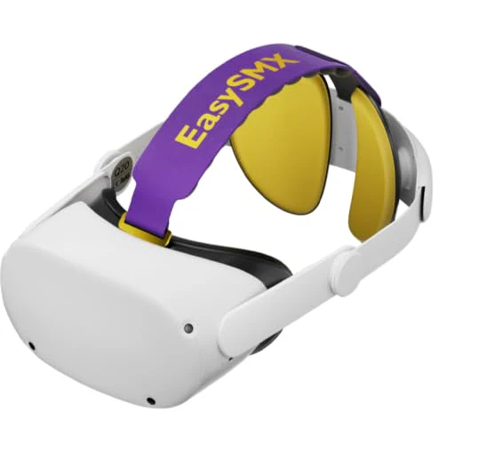EasySMX Q20 Headset Strap for Quest 2 - Accessories for Quest 2 - Lite Design for Improved Comfort Support, Heat Dissipating Materials, Rebust Side Straps, Easy to Install - Power Bank Strap Included - Image 8