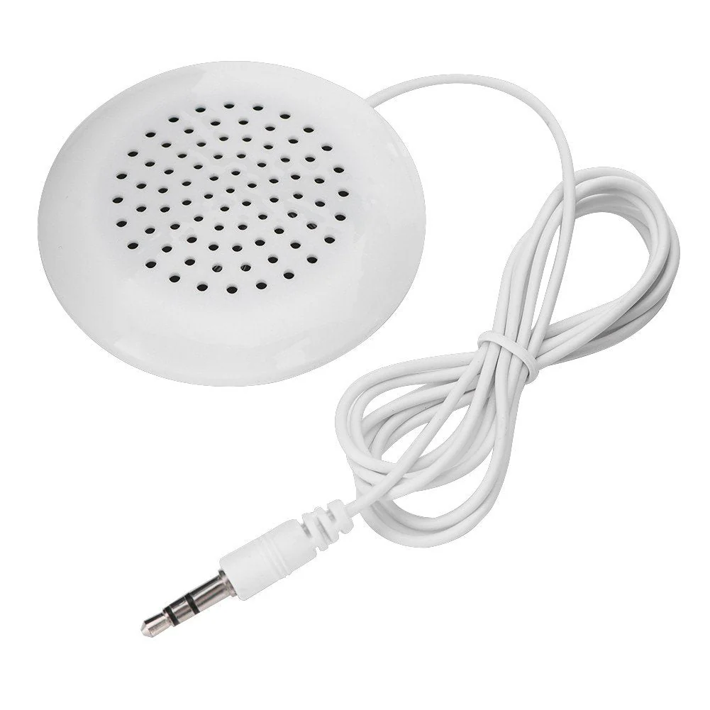 Ejoyous Mini Speaker, Portable Small Stereo Speaker DIY Pillow Speaker with 3.5mm Jack Compatible with MP3 Mobile Phone CD Player, for Home Bedroom Office Outdoor Travel Use