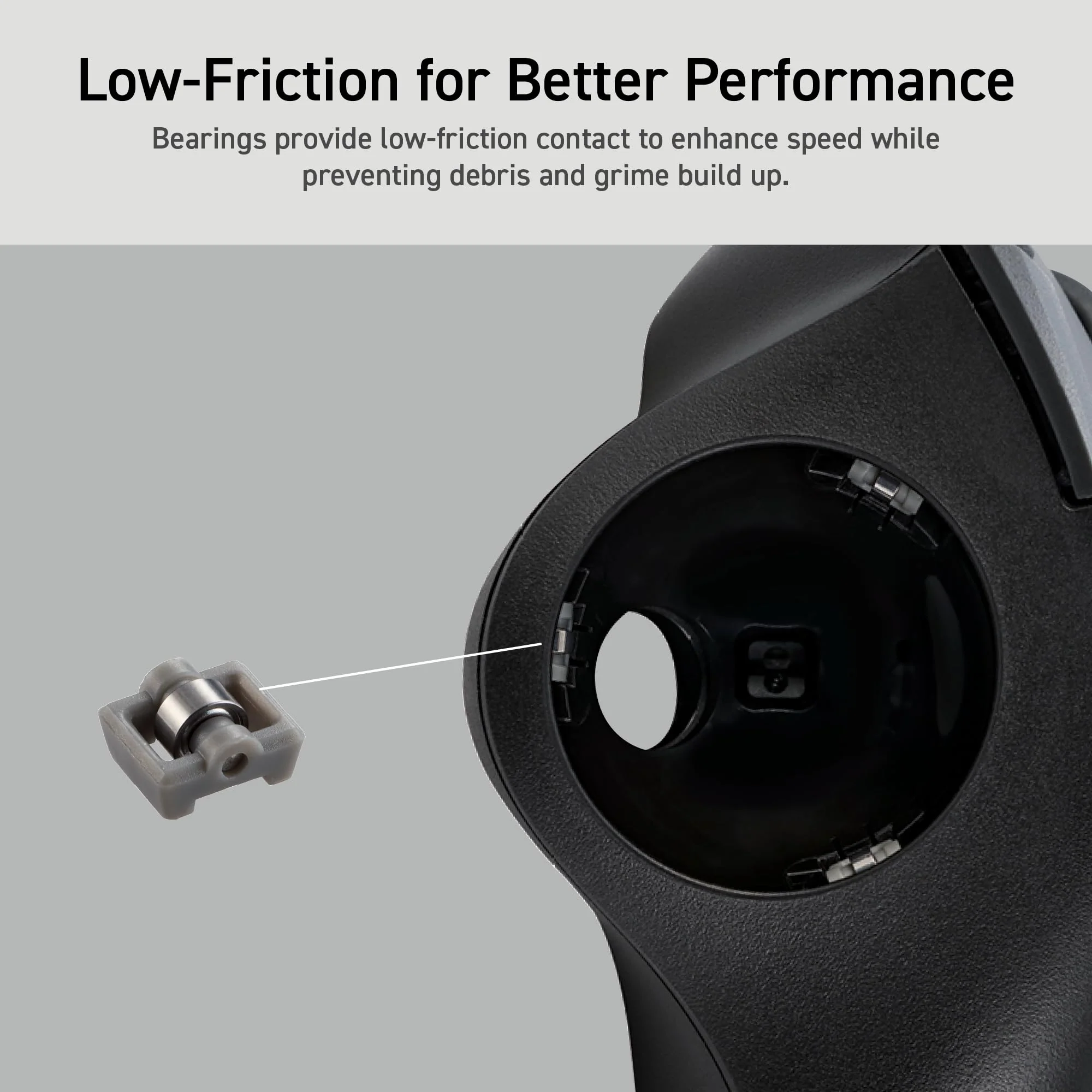 ELECOM Ergonomic Comfort Design Trackball IST Bluetooth 5.3, Super-Smooth Tracking with Roller Ball Bearing, 36mm Ball, Thumb control, Compatible for Windows, PC, Mac, iPadOS, and Android (M-IT11BRBK) Black - Image 4