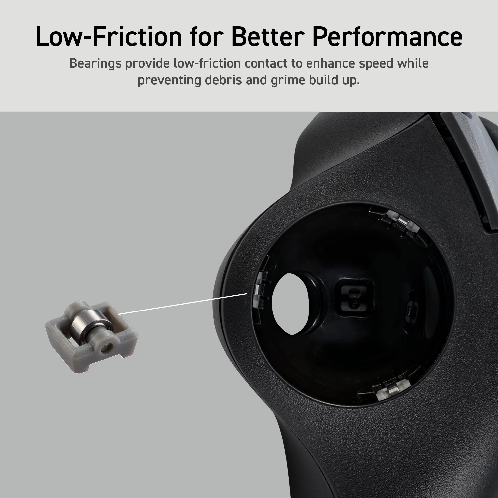 ELECOM Ergonomic Comfort Design Trackball IST Wired USB-A Connection, Super Smooth Tracking with Roller Ball Bearing, 36mm Ball, Thumb Control, Compatible for Windows, PC, and Mac Black (M-IT11URBK) - Image 4
