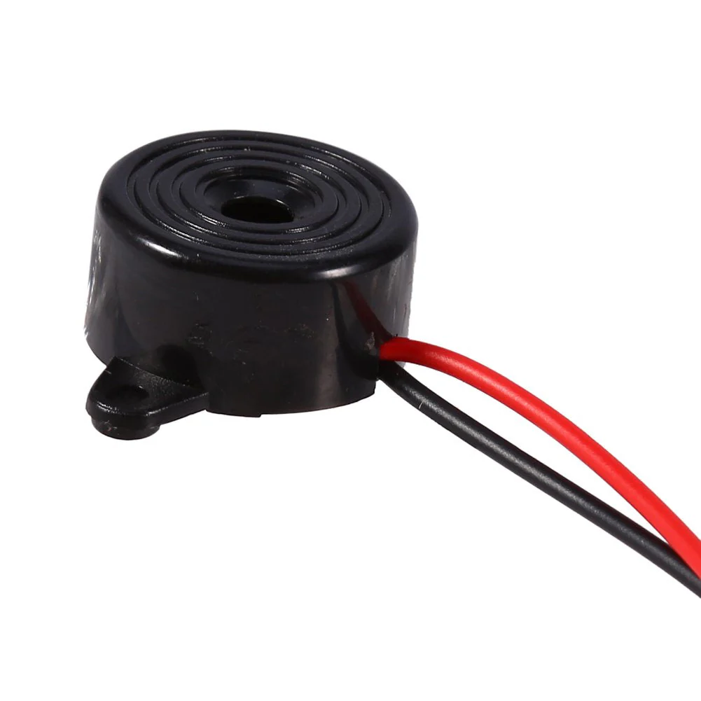 Electronic Buzzer, 3-24 V Piezo Electronic Sound Warning Buzzer Alarm 85-95 dB Continuous Sound Cable Length 100 mm - Image 9