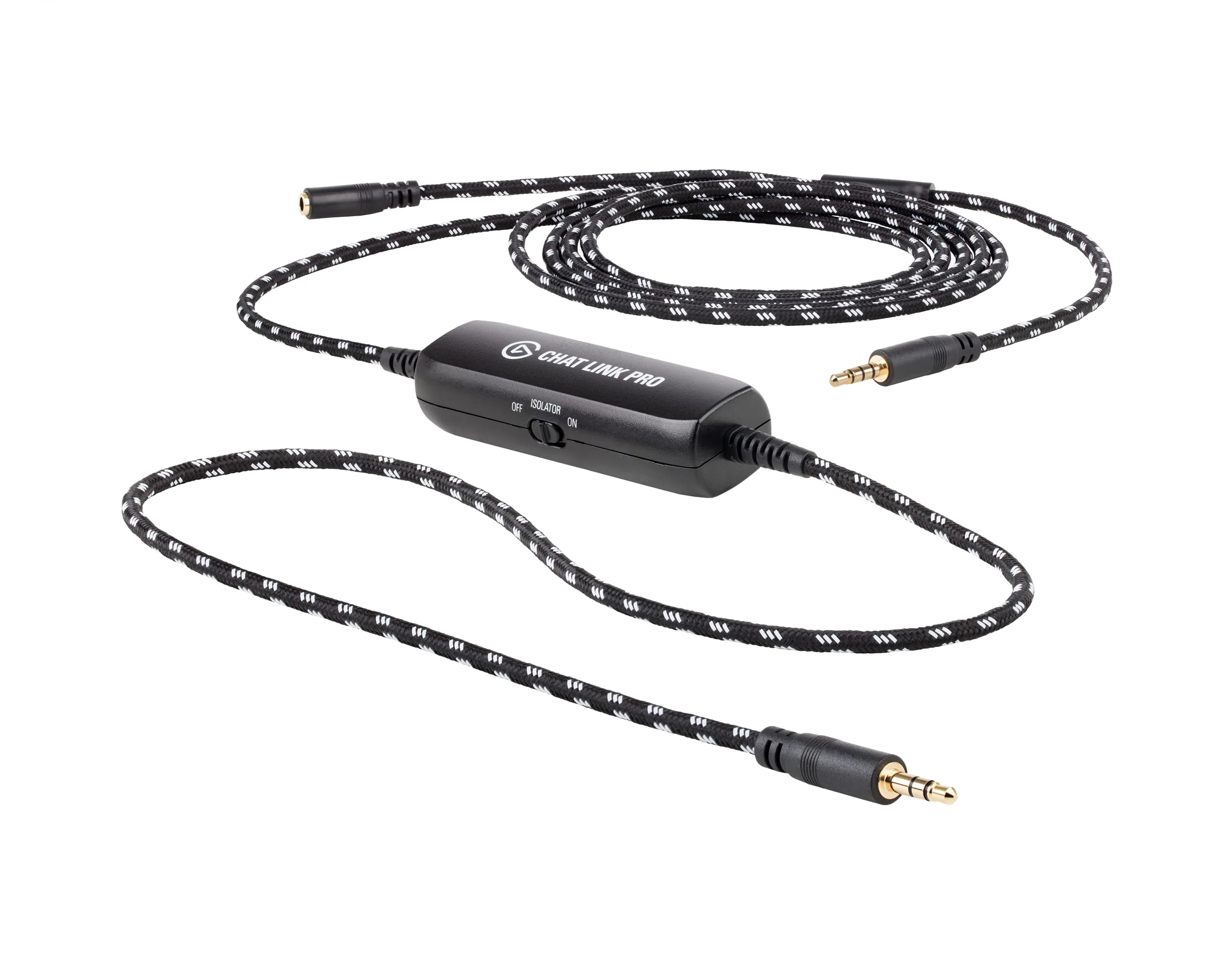 Elgato Chat Link Pro - Audio Adapter, for PS5, PS4, Nintendo Switch, Capture Voice Chat, Gameplay Sound, Extra Long Cable, Black