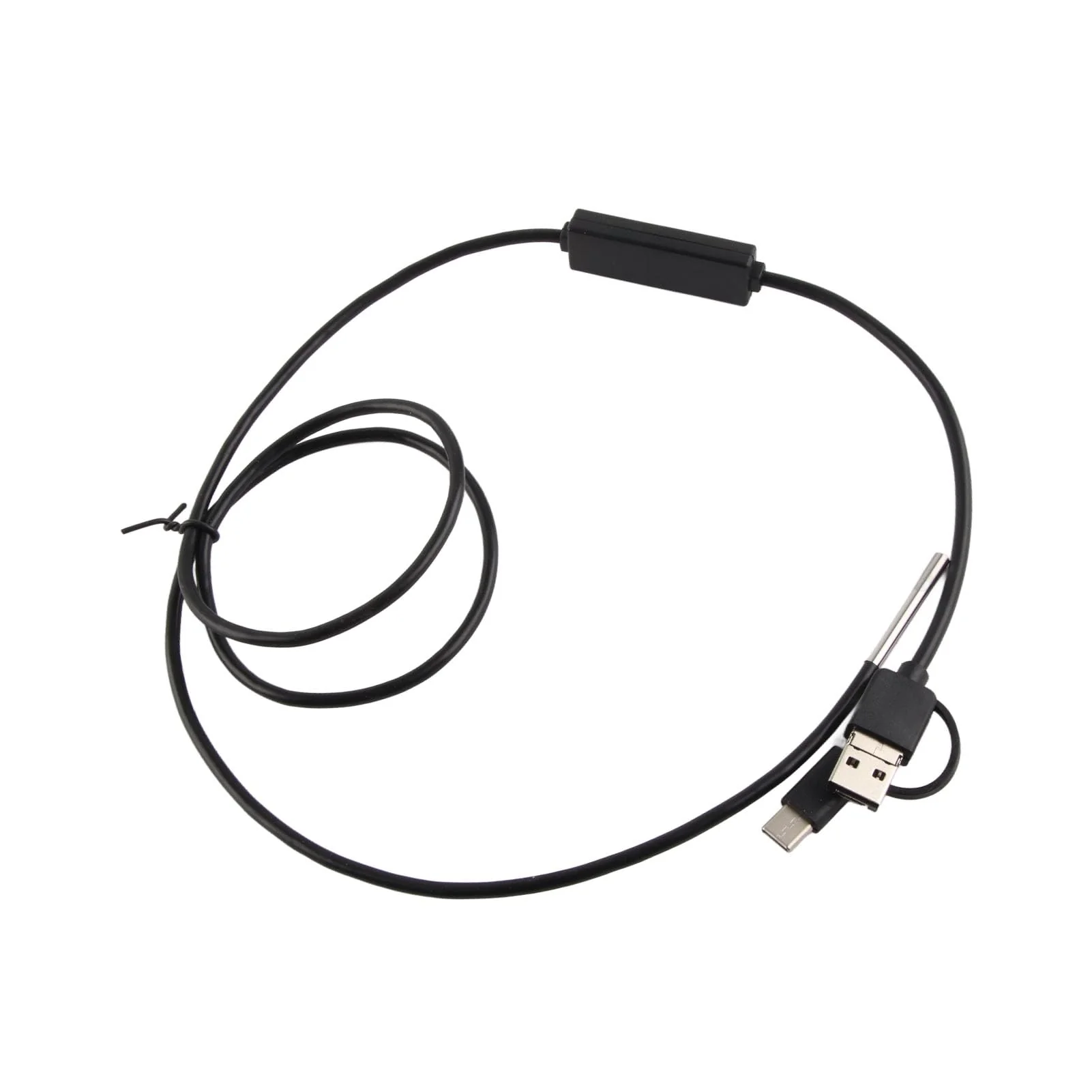Endoscope, 3.9mm Lens, Waterproof Endoscope with High Resolution Camera, 6 LED Lights, Compatible with Android, Type C (1 Meter Soft Wire) 1 Meter weicher Draht - Image 3