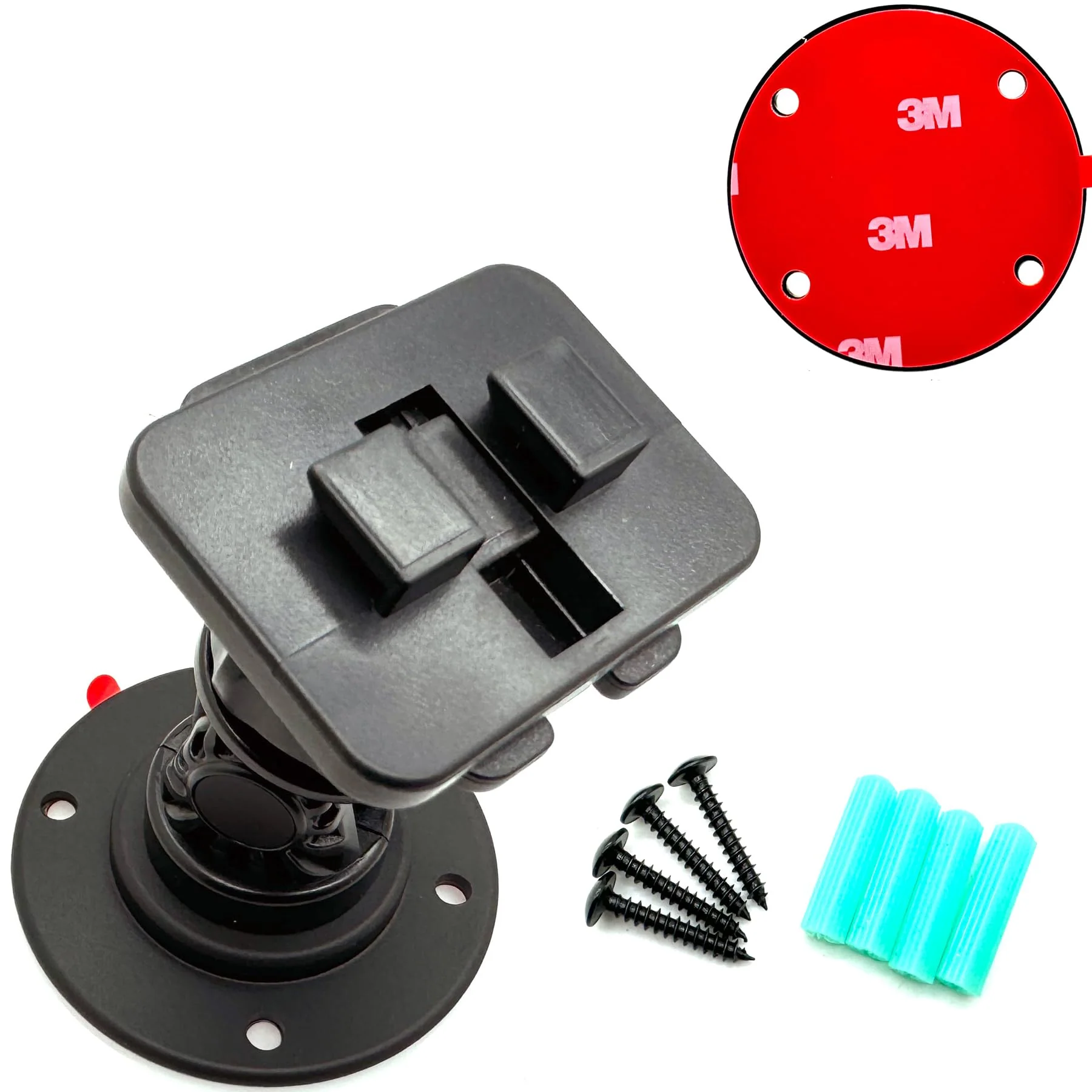 Enhanced Dashboard Adhesive Mount w/AMPS Drill Hole for Edge Products Insight CT CTS 2 CT3 CTS3 Evolution Juice, SCT X4 SF4 7015 7416 H&S Mini Maxx Cobb Tuning AccessPORT V3 AUTO Tuner Programmer - Image 2