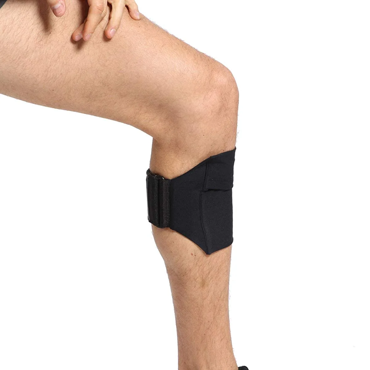 Equestrian Riders On The Leg Cell Phone Holder for Calf, Running Sports Armband for iPhone 6 6S 7 8, Samsung Galaxy S9/8/7/6, Running Workouts Arm Band Strap Pouch for Jogger Hiker, Black, S Small--(Arm/Calf size from 9-12'') - Image 7
