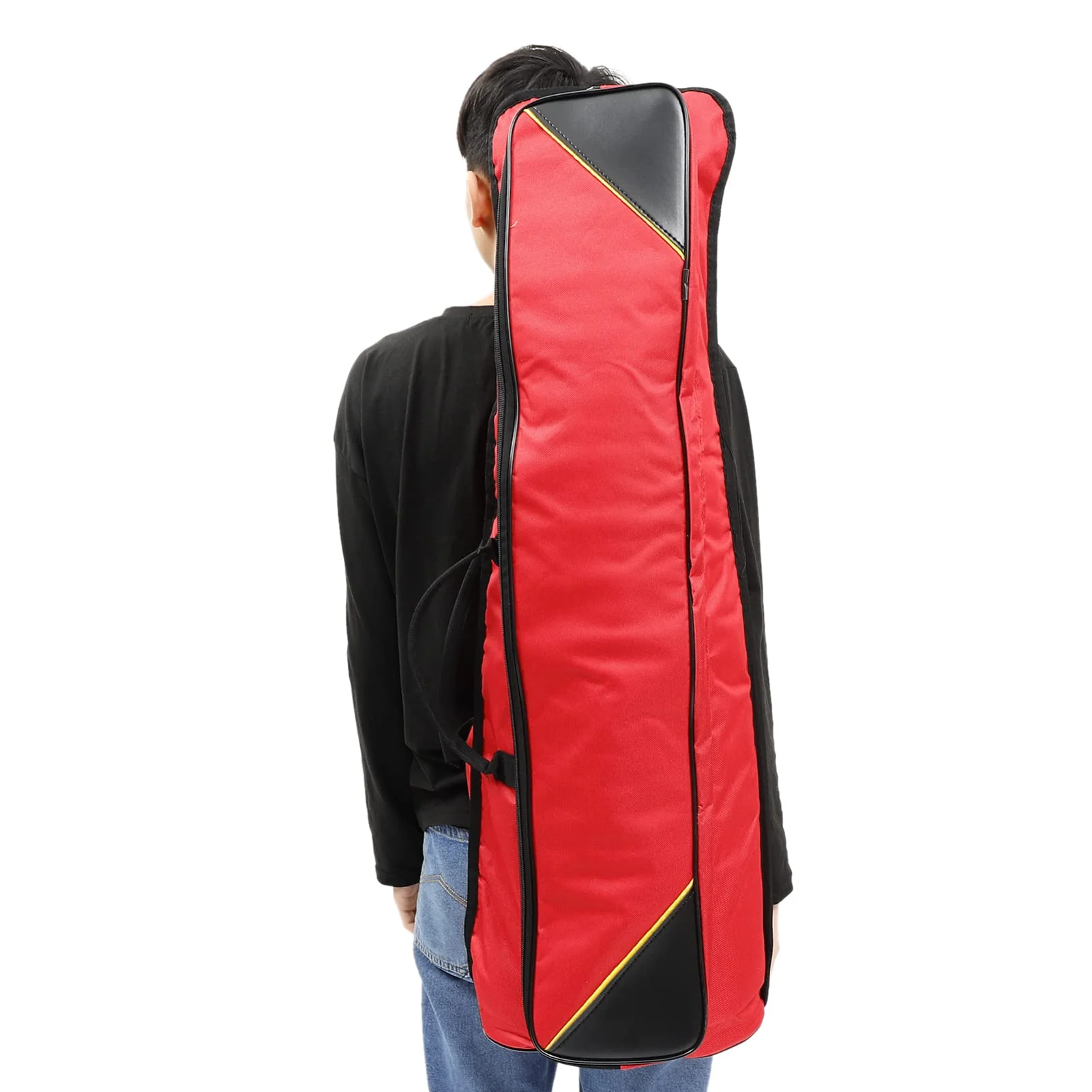 ERINGOGO Tenor Trombone Bag, Padded Bass Trombone Gig Bag with Adjustable Shoulder Strap, Accessories Pocket, Waterproof Lightweight Trombone Carrying Case (red) Black,Blue - Image 9