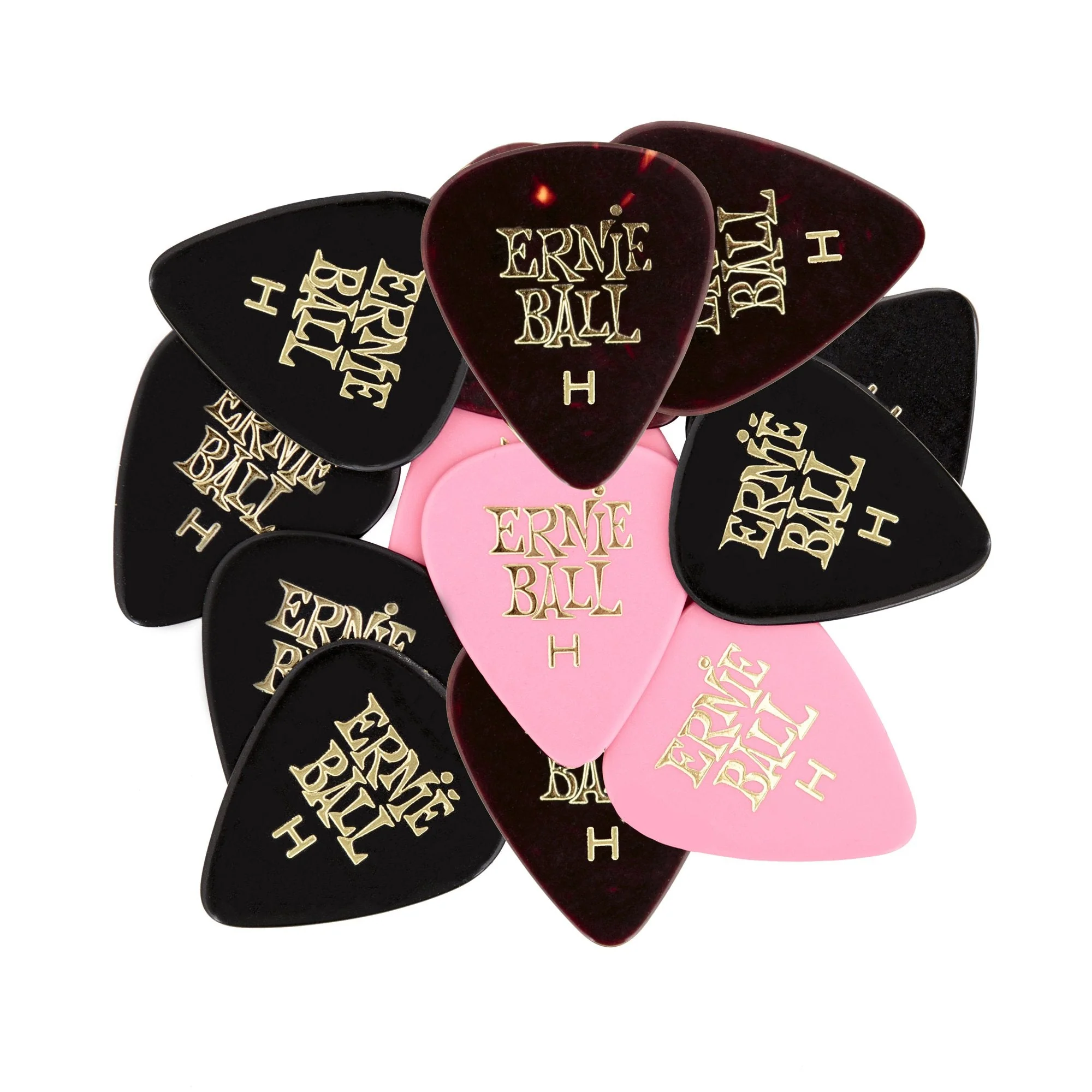 Ernie Ball Guitar Picks, Heavy, Assorted Colors, 12-pack (P09180) - Image 5