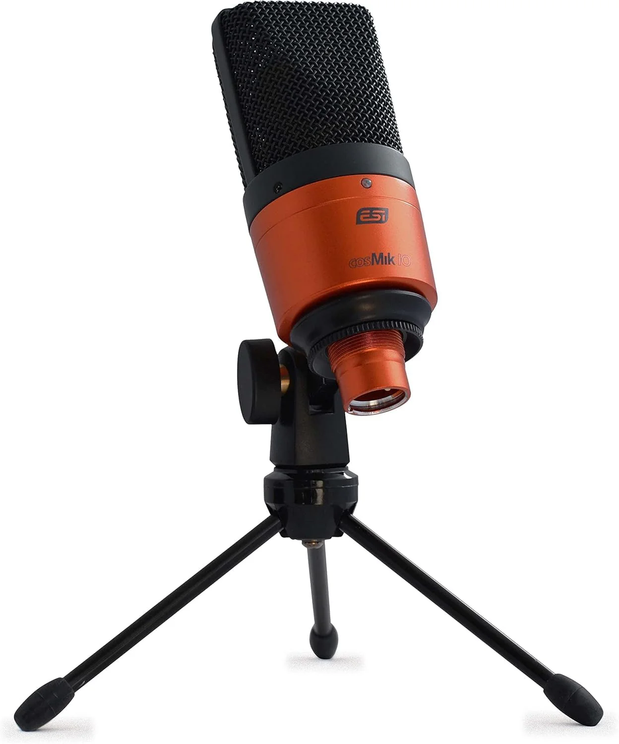ESI cosMik 10 Studio Condenser Mic: Cardioid, Low Noise, Ideal for Vocals, Instruments, Streaming, with Stand & Cable cosMik 10 XLR Microphone