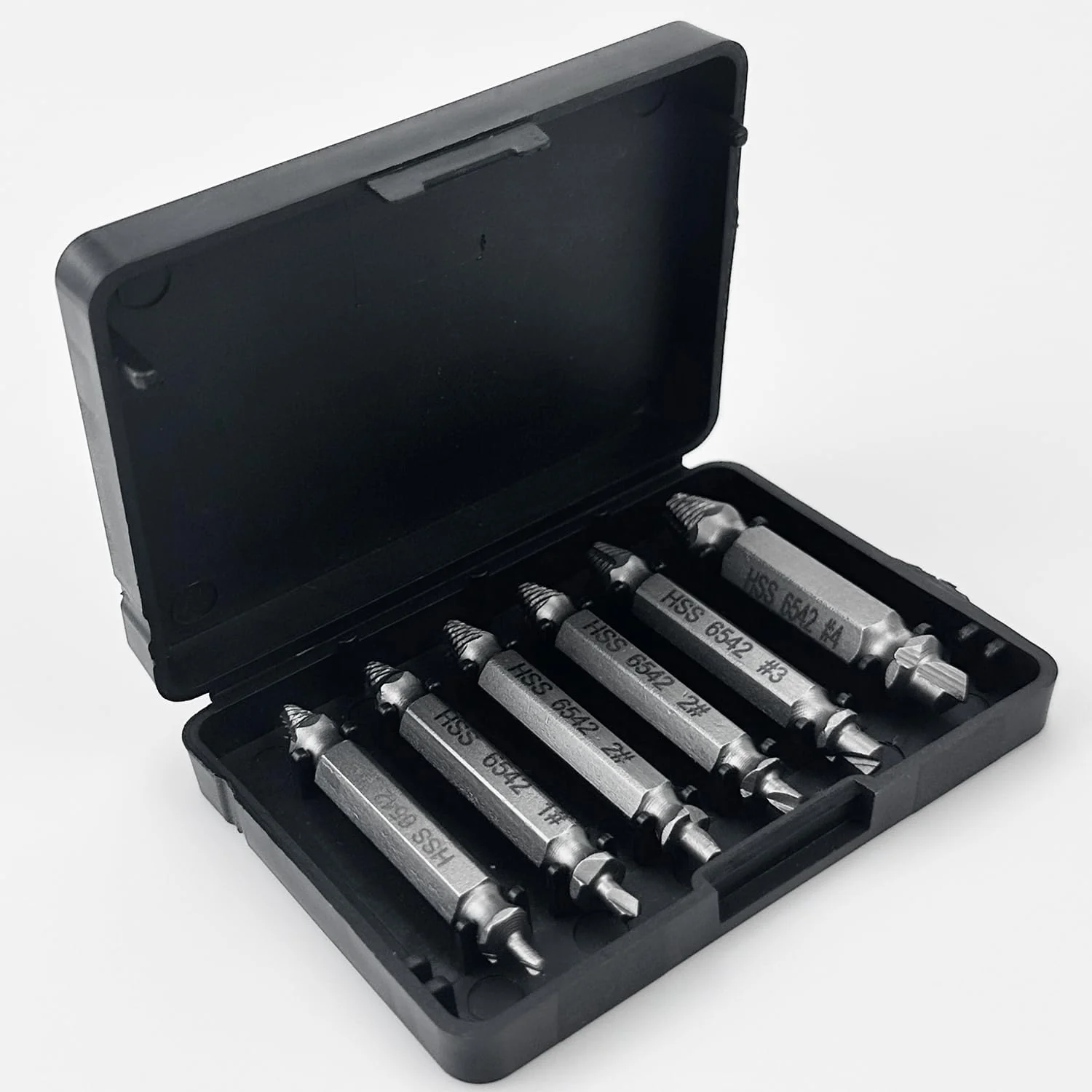 Estmoon 6-Piece Screw Extractor Set, Damaged Screw Remover Extractor Set for Removing Slightly Damaged Screws, Made of HSS 6542 with a Hardness Higher than 62-63hrc - Image 6