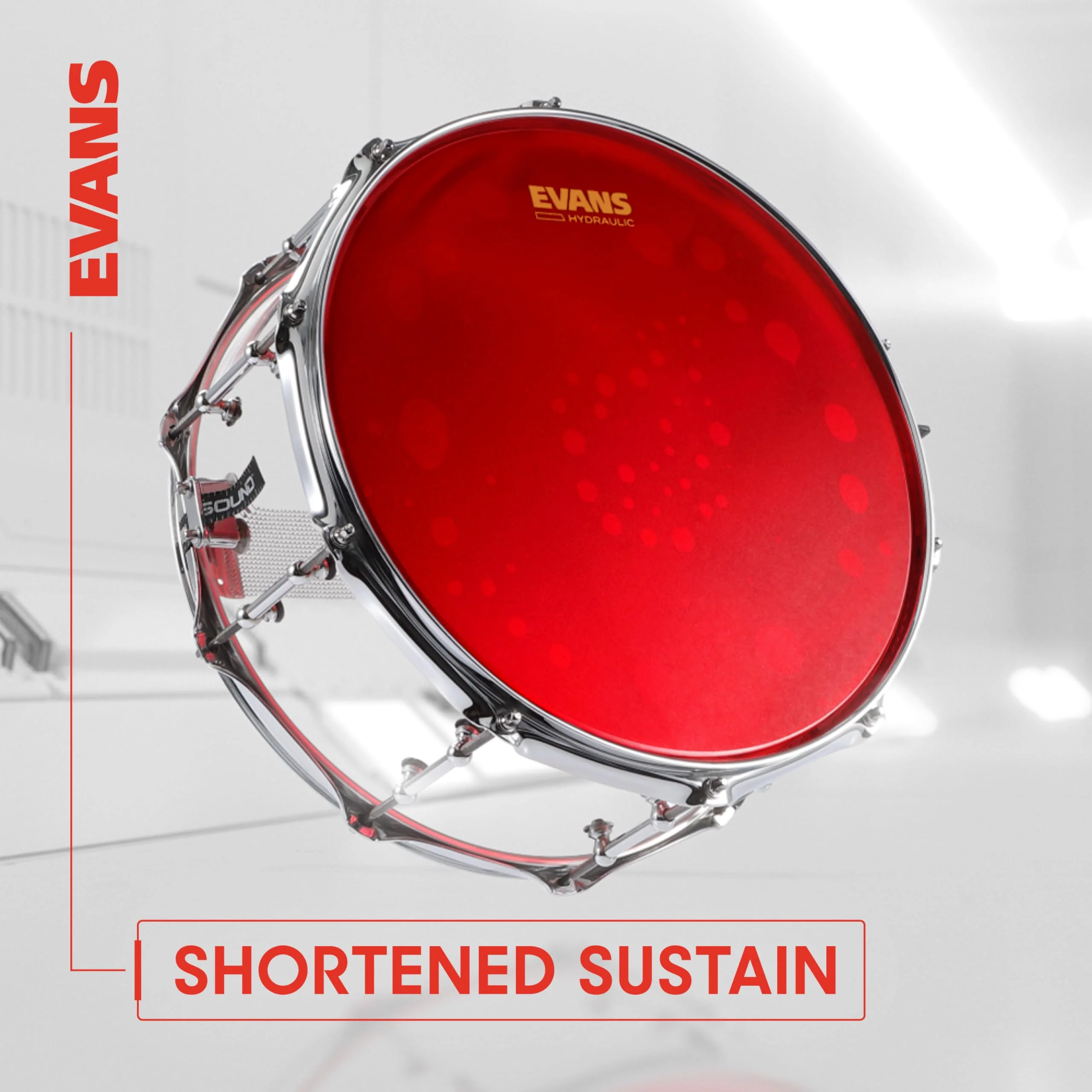 Evans Drum Heads - Black Chrome Tom Drumhead, 16 Inch 16-Inch - Image 5