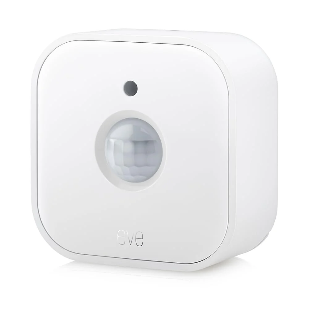 Eve Motion (Matter) - Smart motion sensor with light sensor, IPX3 water resistance, automatic activation of lights and devices, Thread