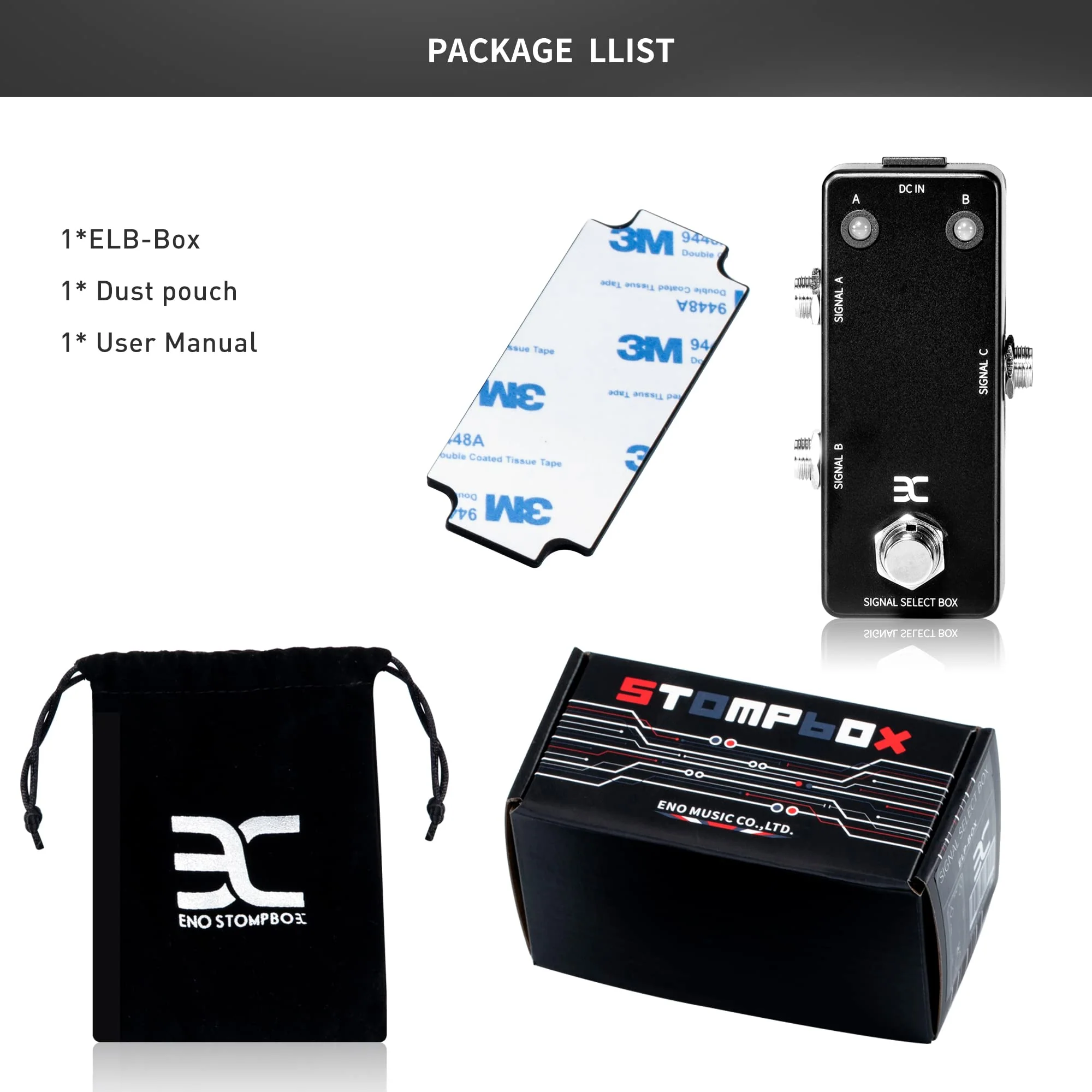 EX Signal Line Select A/B Box Passive Circuit EAB-BOX, A/B switchable signal select pedal - Image 6