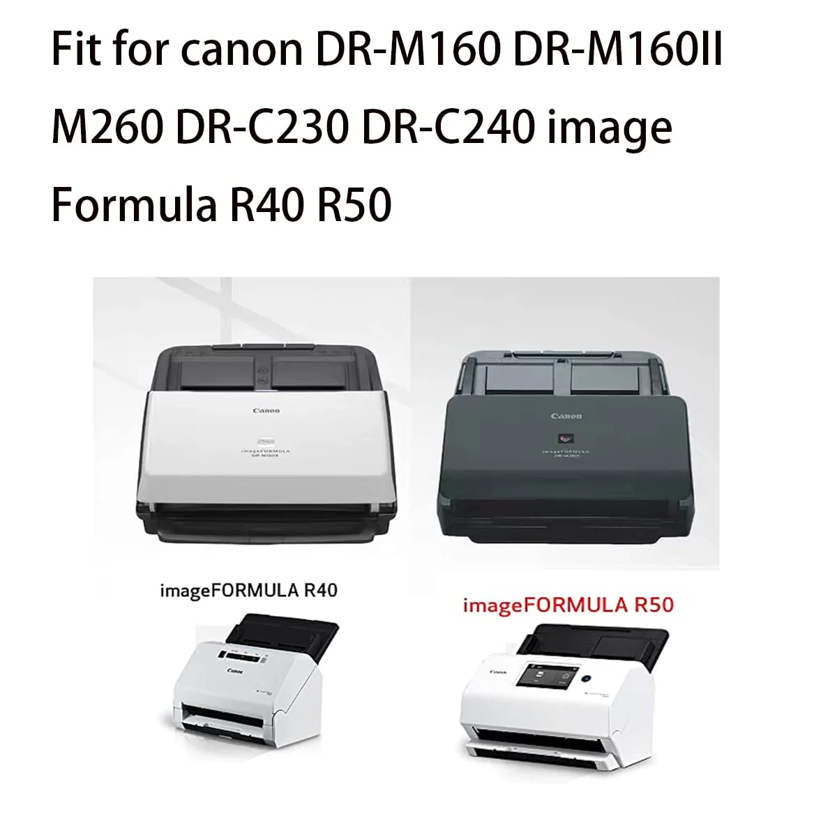 Exchange Roller Kit for Canon DR-M160 DR-M160II M260 DR-C230 DR-C240 R40 R50 - Image 6