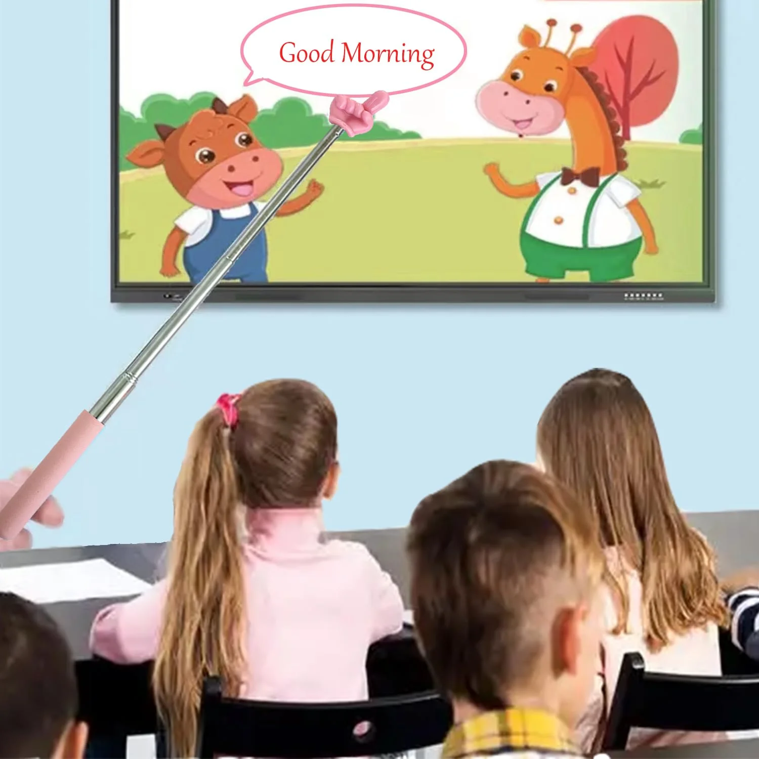 Extendable Teacher Pointer - Versatile, Adjustable, Ergonomic Teaching Aid & Presentation Tool for Classroom & Meetings（1 Colors） 1 Color - Image 6