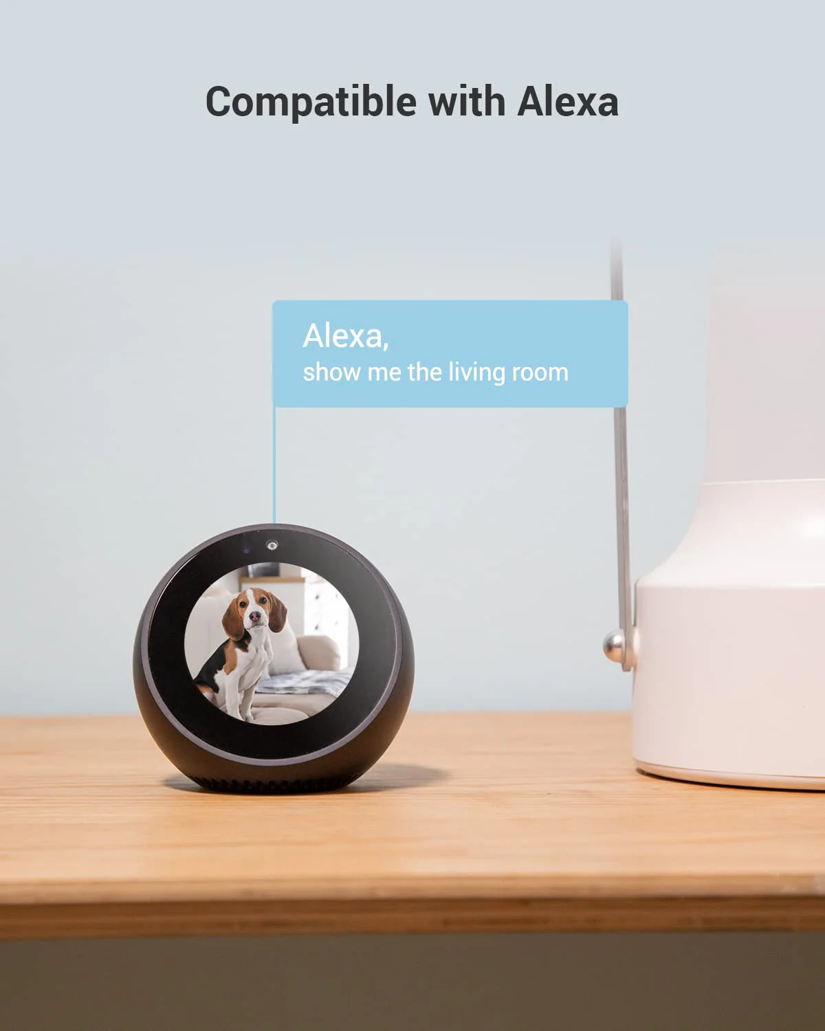 EZVIZ Security Camera Pan/Tilt 1080P Indoor Dome, Smart IR Night Vision, Motion Detection, Auto Tracking, Baby/Pet Monitor, 2-Way Audio, Works with Alexa and Google(C6N) C6N WH - Image 8