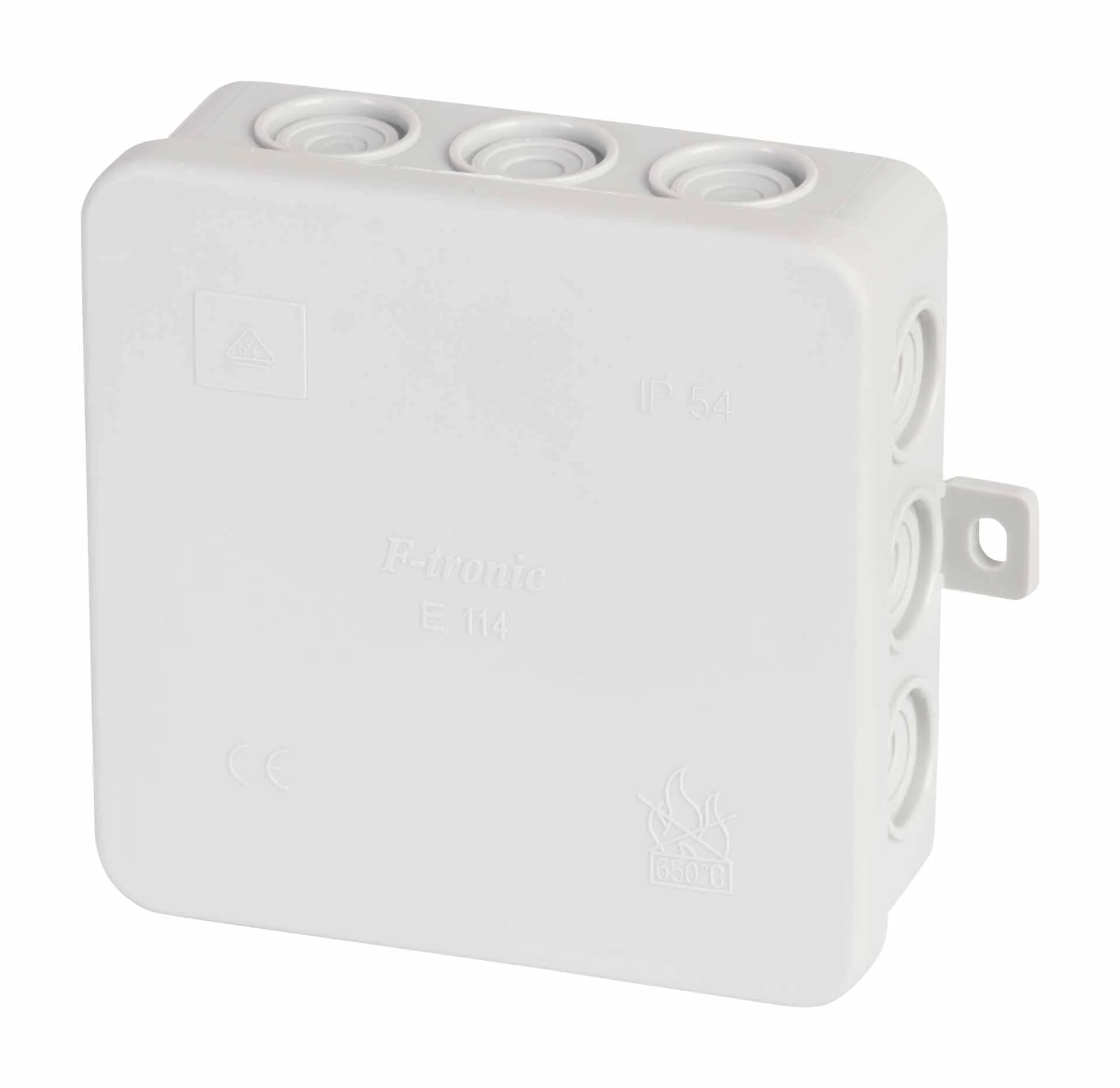 F-TRONIC Junction Box IP 54 100 x 100 x 40 mm