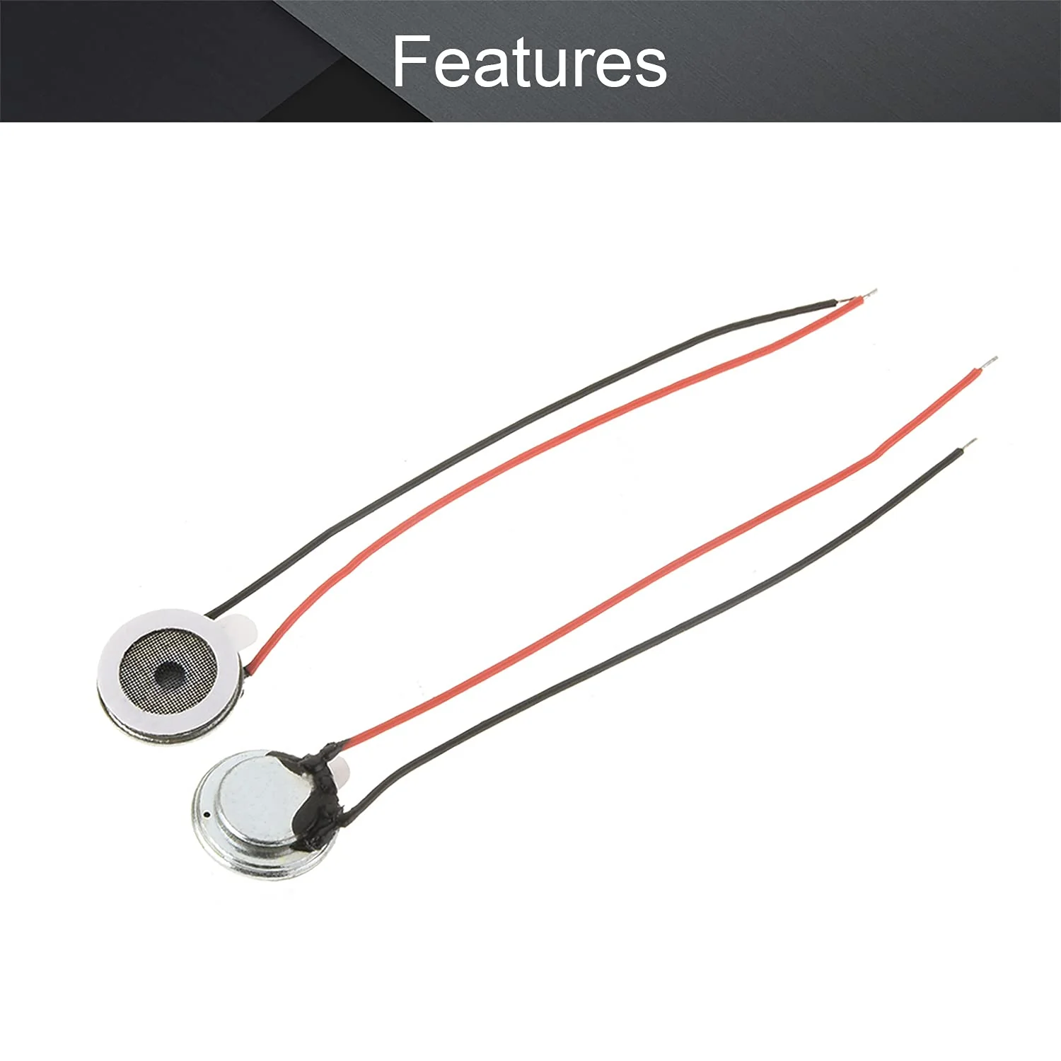 Fielect 2Pcs 0.5W 8 Ohm DIY Magnetic Speaker Arduino Round Internal Magnet Speaker Loudspeaker Replacement 10mm Diameter 3.5mm Height 0.5W 8 Ohm 2Pcs - Image 3