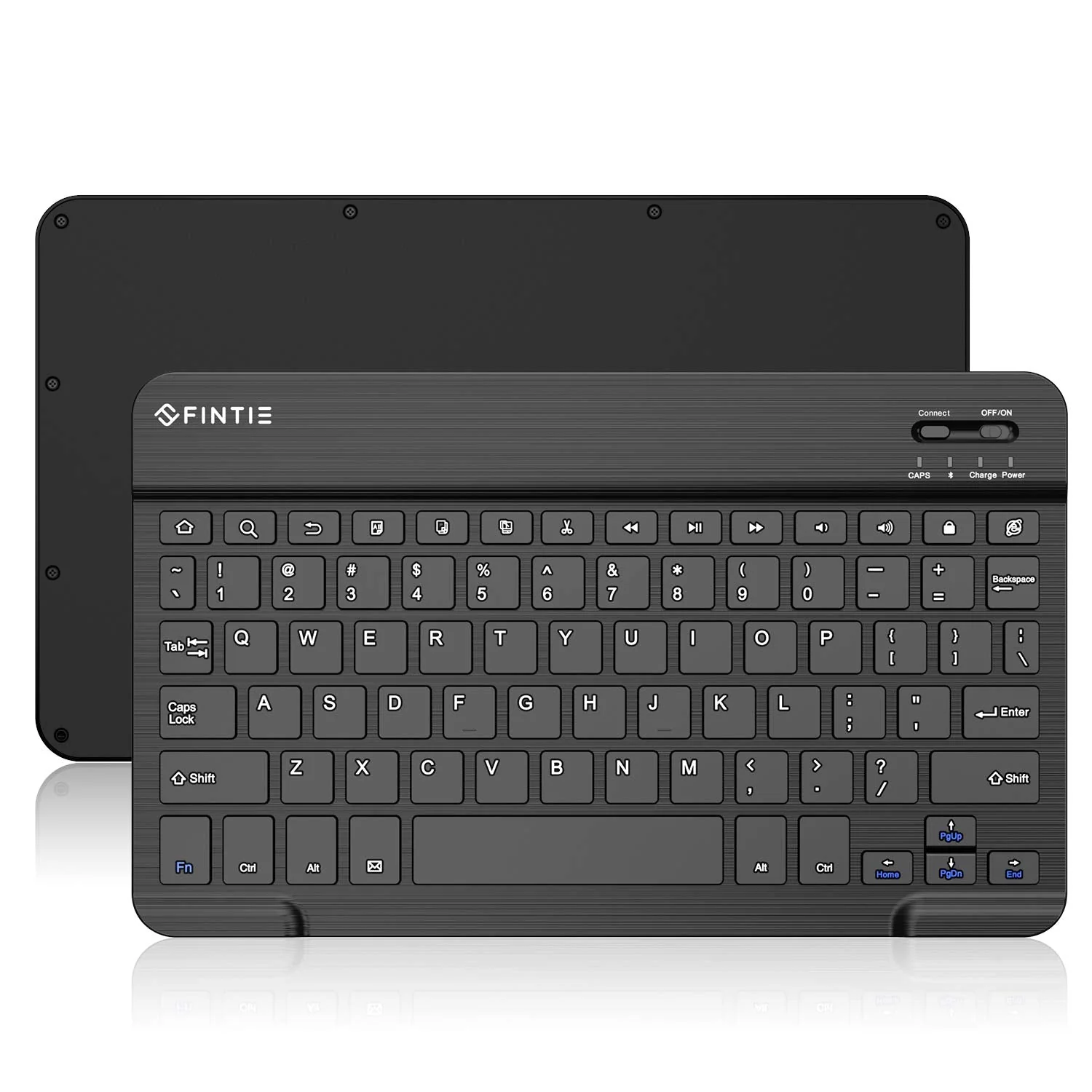 Fintie 10-Inch Ultrathin (4mm) Wireless Bluetooth Keyboard for Android Tablet Samsung Galaxy Tab E/Tab A/Tab S, ASUS, Google Nexus, Lenovo and Other Android Devices - Image 2