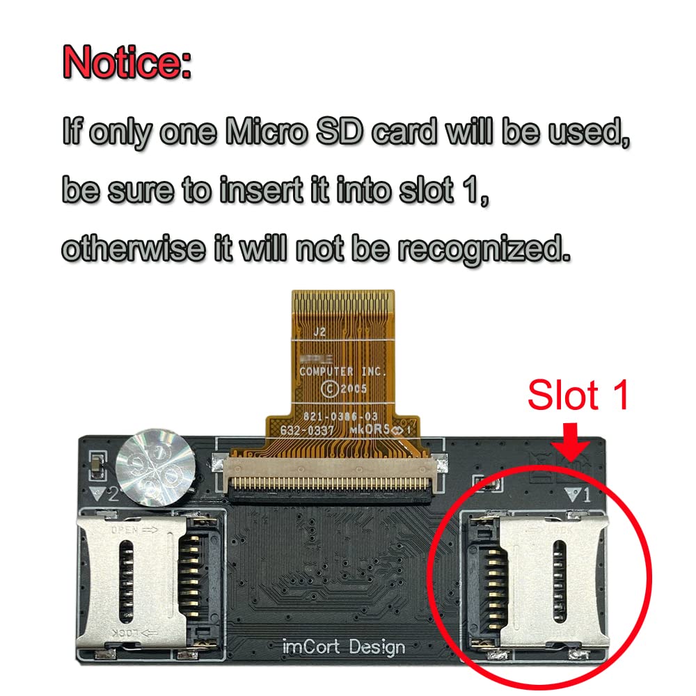 FIP02 Dual Micro SD Adapter for iPod Classic iPod Video 5th 5.5th 6th 6.5th 7th 7.5th TF Card Adapter Replace MK8022GAA MK1634GAL MK1231GAL - Image 4