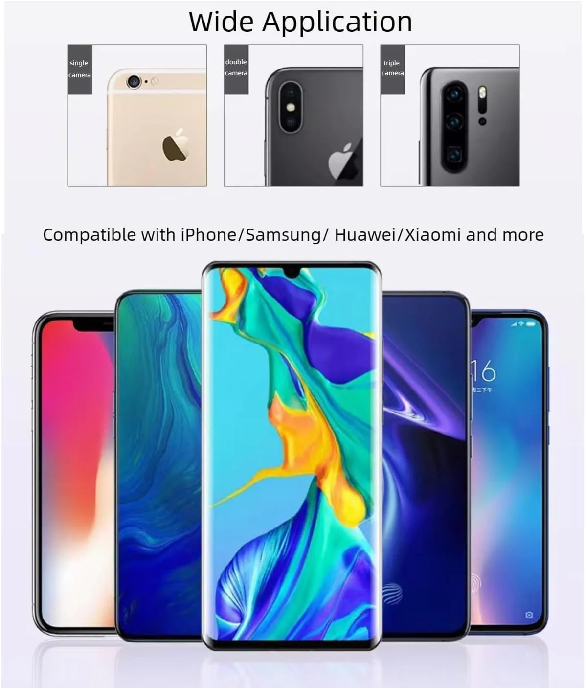 Fisheye 235°,Fish Eye Lens Universal HD Phone Fisheye Lens, Phone Camera Lens, for iPhone 7 8 x xr 11 12 13 14 15 pro max Android Samsung Smartphones (fisheye) - Image 7