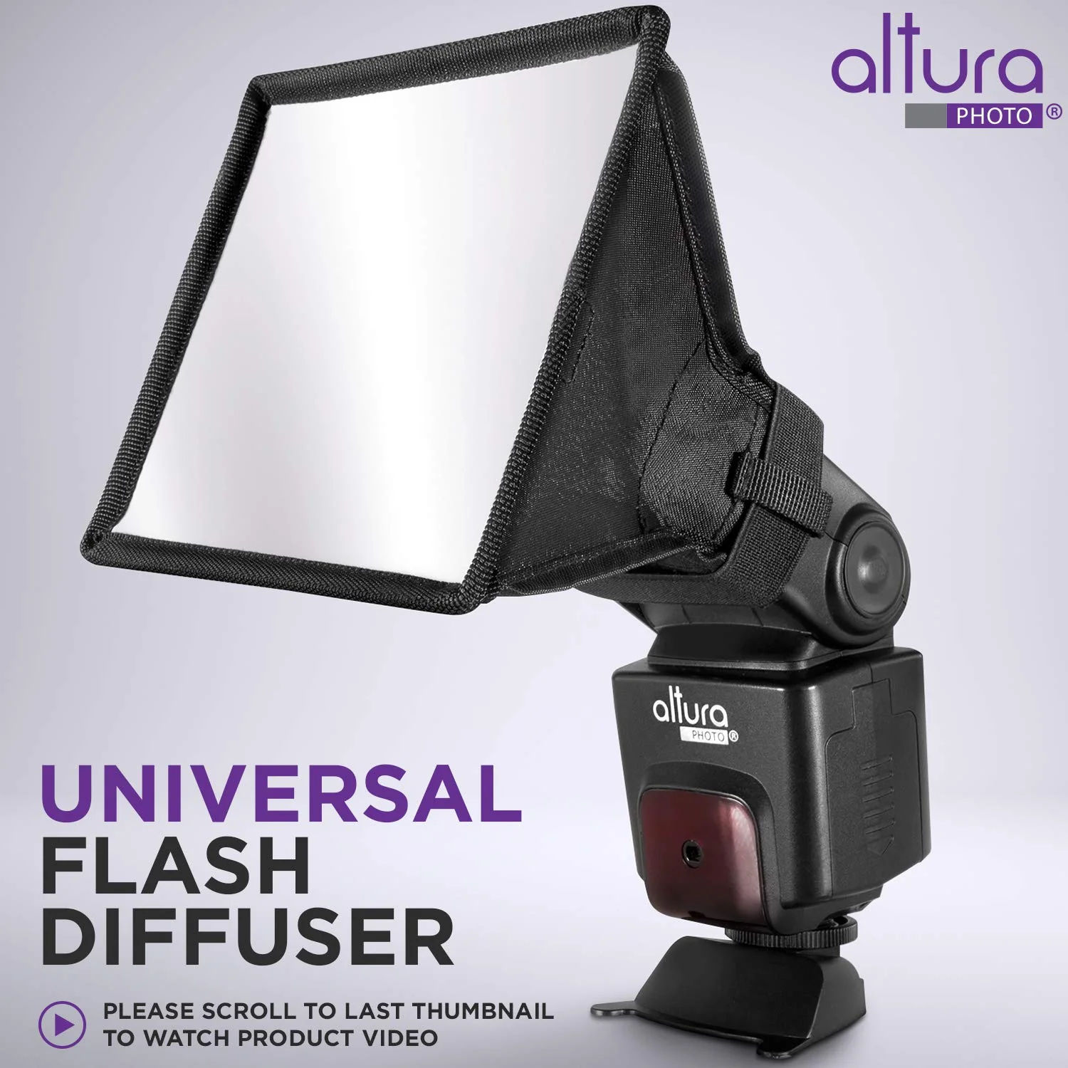 Flash Diffuser Light Softbox 6x5” by Altura Photo (Universal, Collapsible with Storage Pouch) for Canon, Yongnuo and Nikon Speedlight 6 x 5” - Image 2