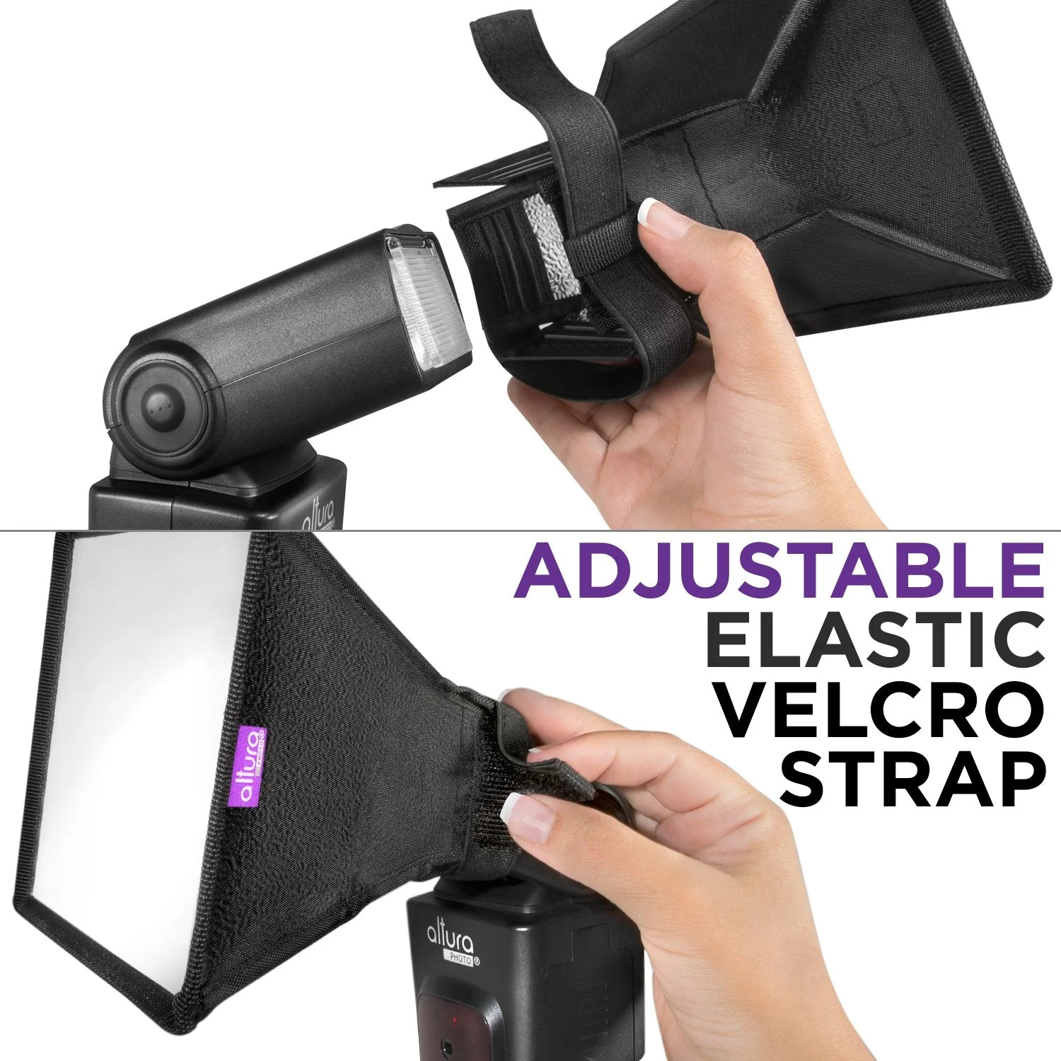 Flash Diffuser Light Softbox 6x5” by Altura Photo (Universal, Collapsible with Storage Pouch) for Canon, Yongnuo and Nikon Speedlight 6 x 5” - Image 4
