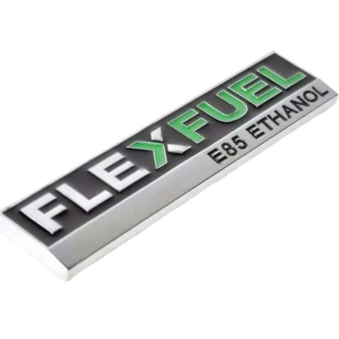 Flex Fuel E85 Ethanol Badge Emblem Glossy Finish - Matte Black Suitable for Various Car Models Chevy Cadillac GM - Ideal for Rear Liftgate - Image 7