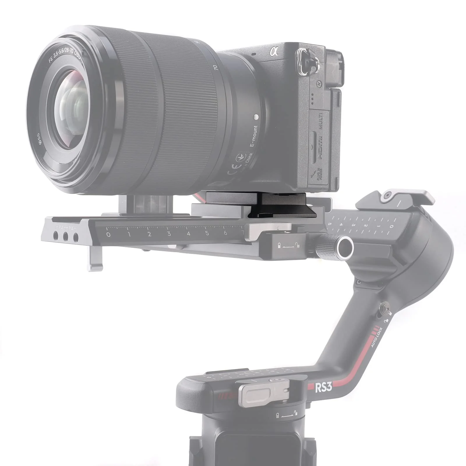 FocusFoto Upper Quick Release Baseplate QR Plate for DJI Ronin RS2 RSC2 RS3 Pro RS4 Pro Gimbal Stabilizer Arca-Swiss Standard Camera Tripod Ballhead (Standard Version) - Image 7