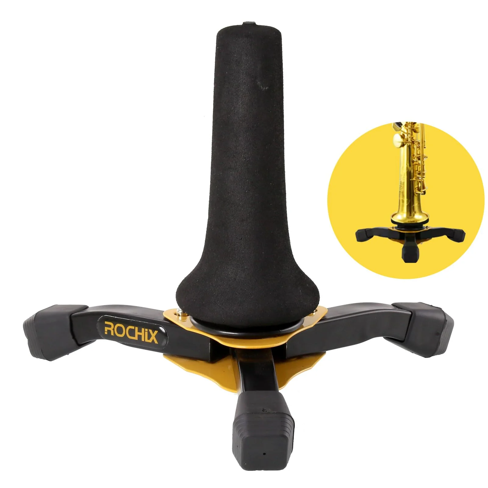 Foldable Portable Soprano Saxophone Sax Stand,Tripod Holder Stand soprano saxophone stand