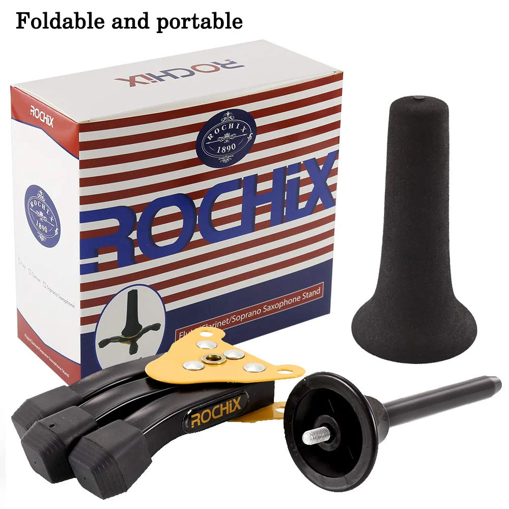 Foldable Portable Soprano Saxophone Sax Stand,Tripod Holder Stand soprano saxophone stand - Image 5