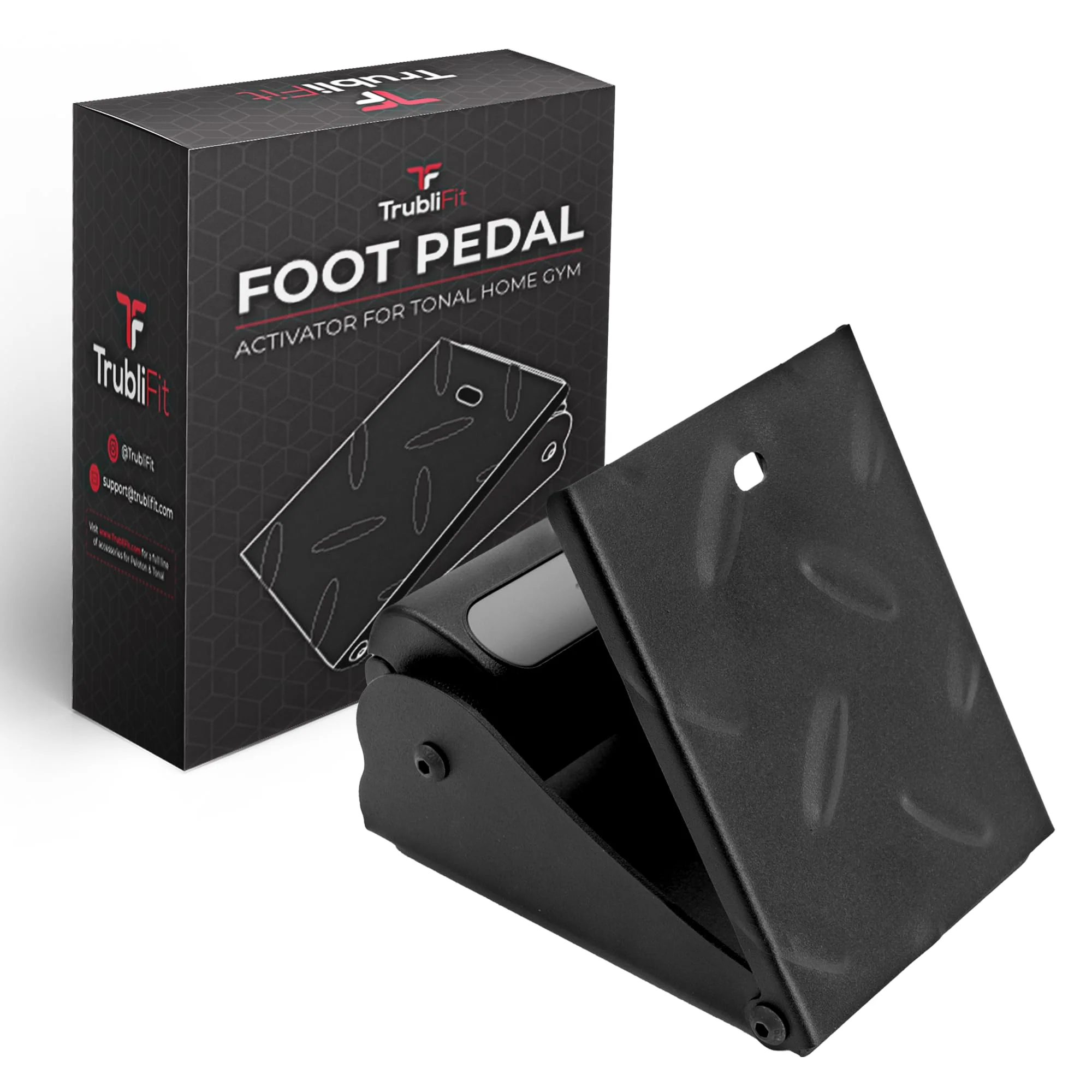 Foot Pedal Activator for Tonal Home Gym - Solid Metal Foot Pedal Adapter for Tonal Bar Controller - Must Have Accessory for Tonal (Tonal Bar Control Module not included)