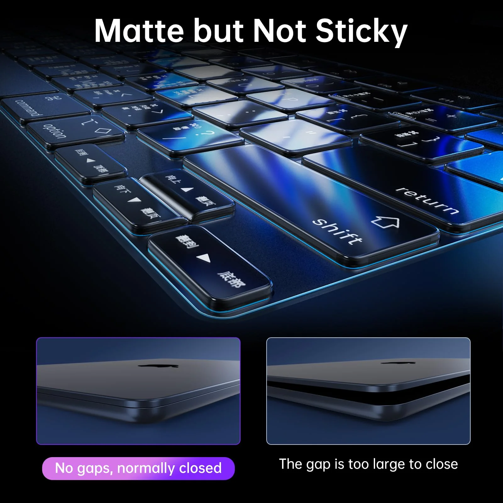 for MacBook Pro 14 inch Case 2024-2021 M3 Pro/Max A2918 A2992 M2 A2779 M1 A2442 [100% Match Official Color] Hard Shell + Translucent Keyboard Cover for Laptop - Space Black Clear - Image 5