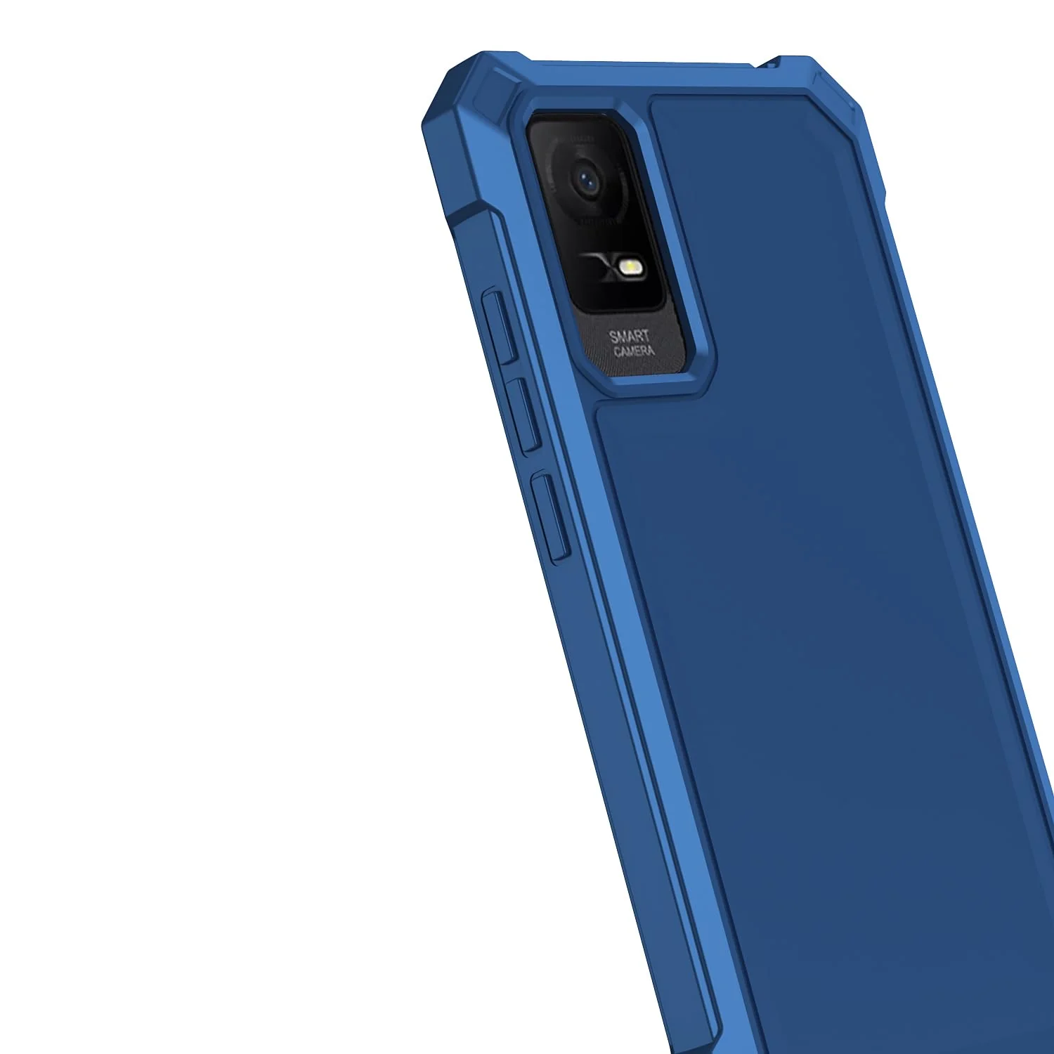 for TCL ION X Case/TCL ION V Case with Screen Protector,TCL ION V T607DL Phone Case Frosted PC Back Soft Silicone Bumper Military Grade Full Body Protection Cover for TCL ION X T430W Blue TCL ION X/ION V - Image 6