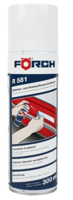 Förch R581 Label Remover, Adhesive Residue Remover, 300 ml