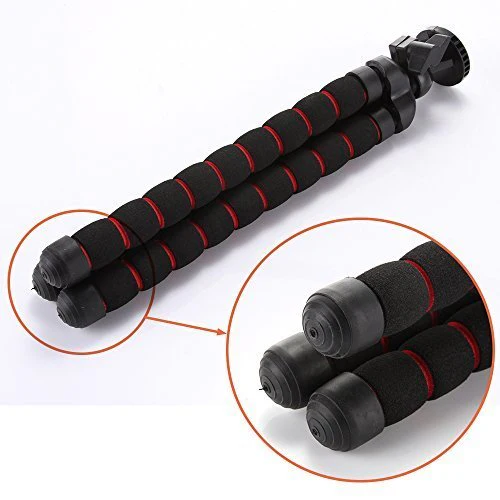 Fotga Flexible Travel Tripod Stand w/Quick Release Plate Locking Knob for Canon EOS M M2 M3 M5 M6 M20 M50 M100 G7X Mark II III for Sony DSC-RX100 III IV A6000 A6300 Olmypus E-M10 II Fujifilm X-Pro - Image 6