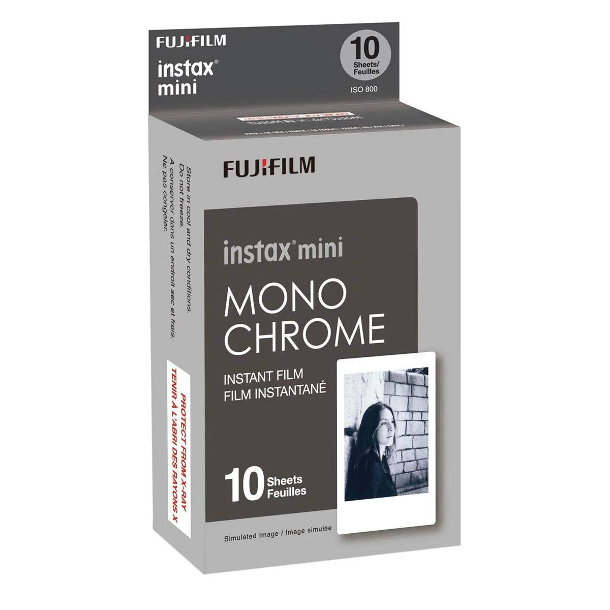 Fujifilm Instax Mini Film Monochrome 2-Pack (20 B&W Exposures) 2 Boxes (20 Prints) - Image 2