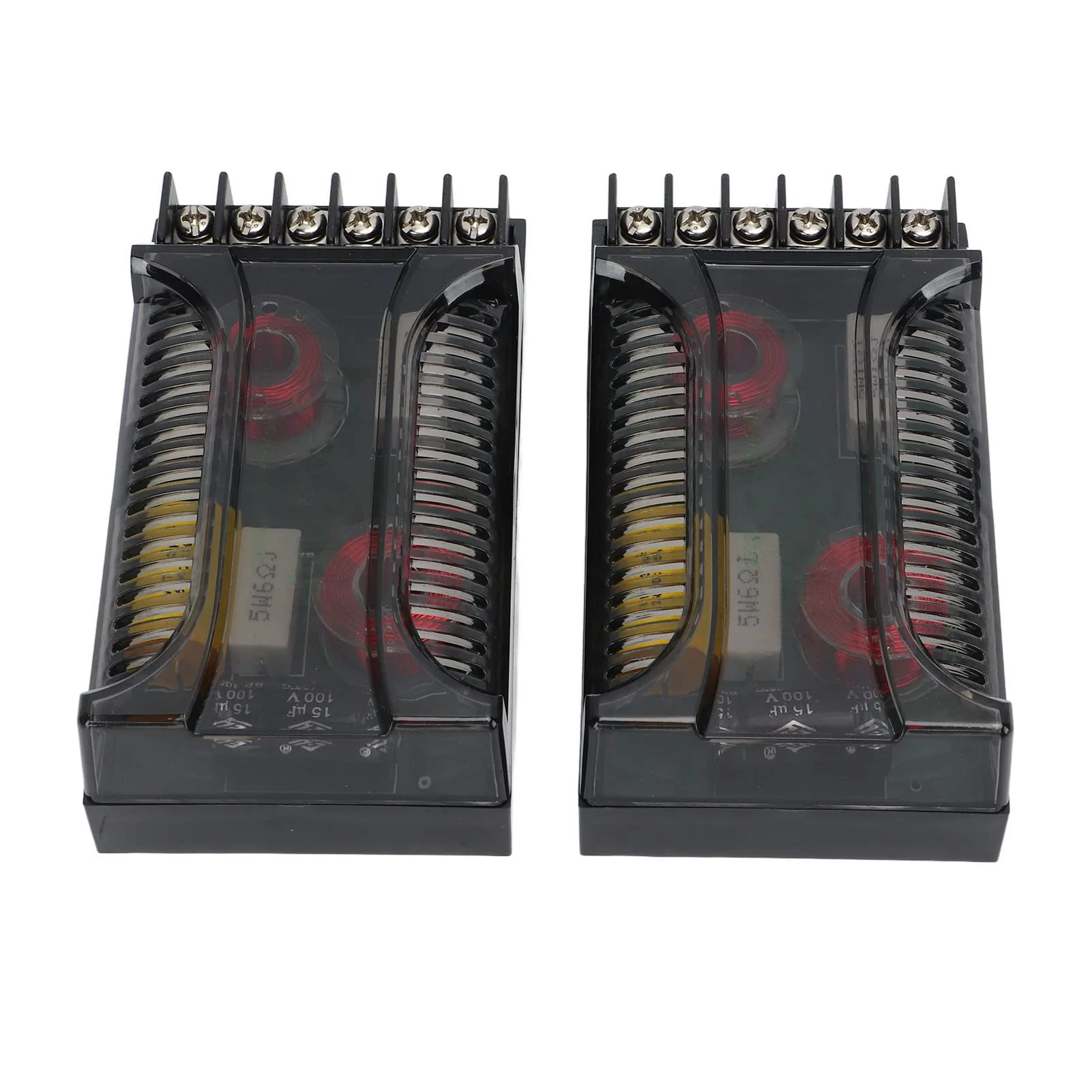 Fydun 2Pcs 2 Way Car Audio Crossover Overcurrent Protection Universal Heat Dissipation Speaker Frequency Divider Car Speaker Crossover Bass Treble Board Audio Modification - Image 7