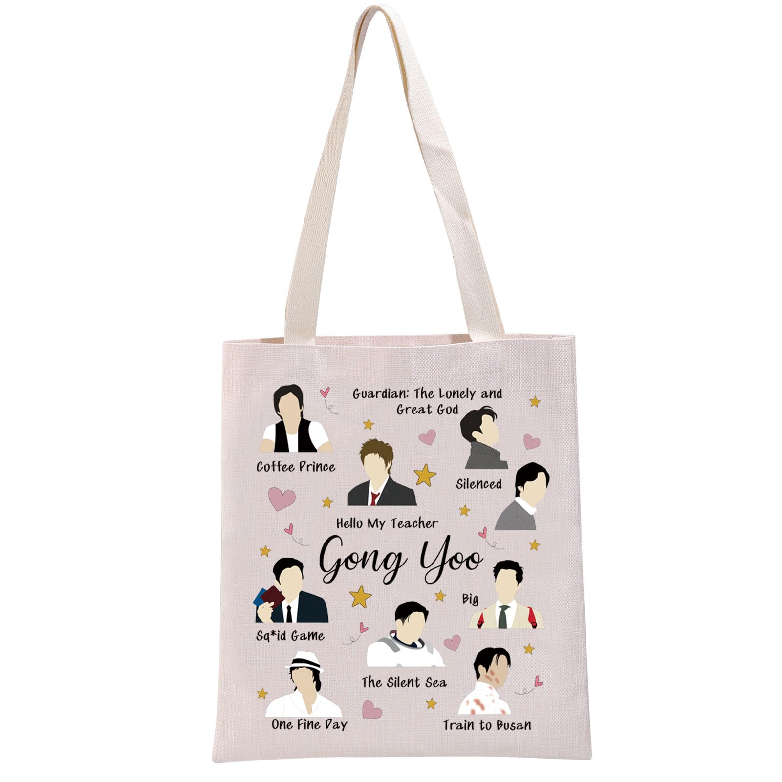 G2TUP Actor Inspired Gift Gong Y Tote Bag Korean Drama Lover Handbag South Korean Culture Gift Gong Y Tb