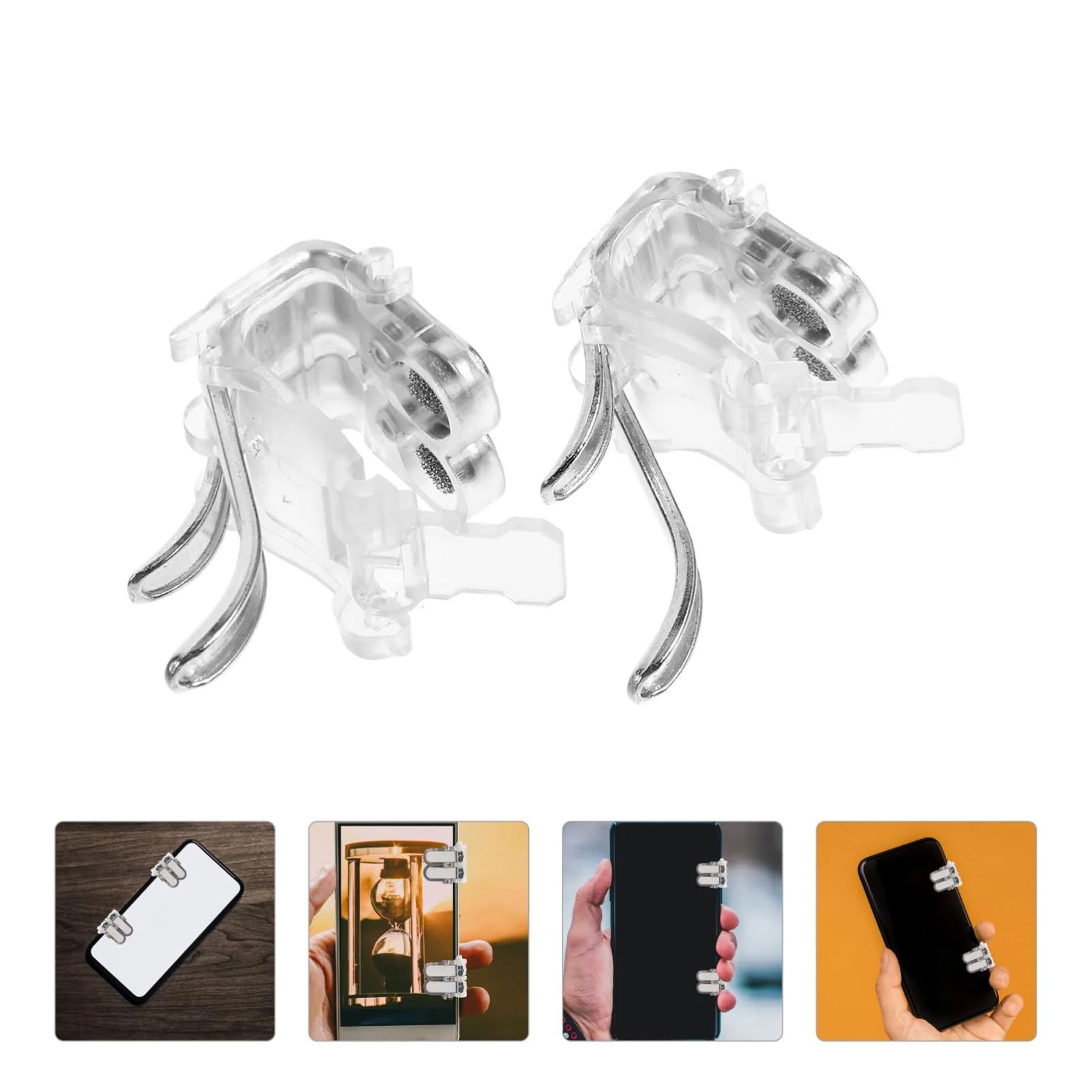 Gadpiparty 1 Pair Phone Triggers Game Controller Game Handle Mobile Game Trigger Mobile Gaming Device Practical Mobile Game Controller - Image 7