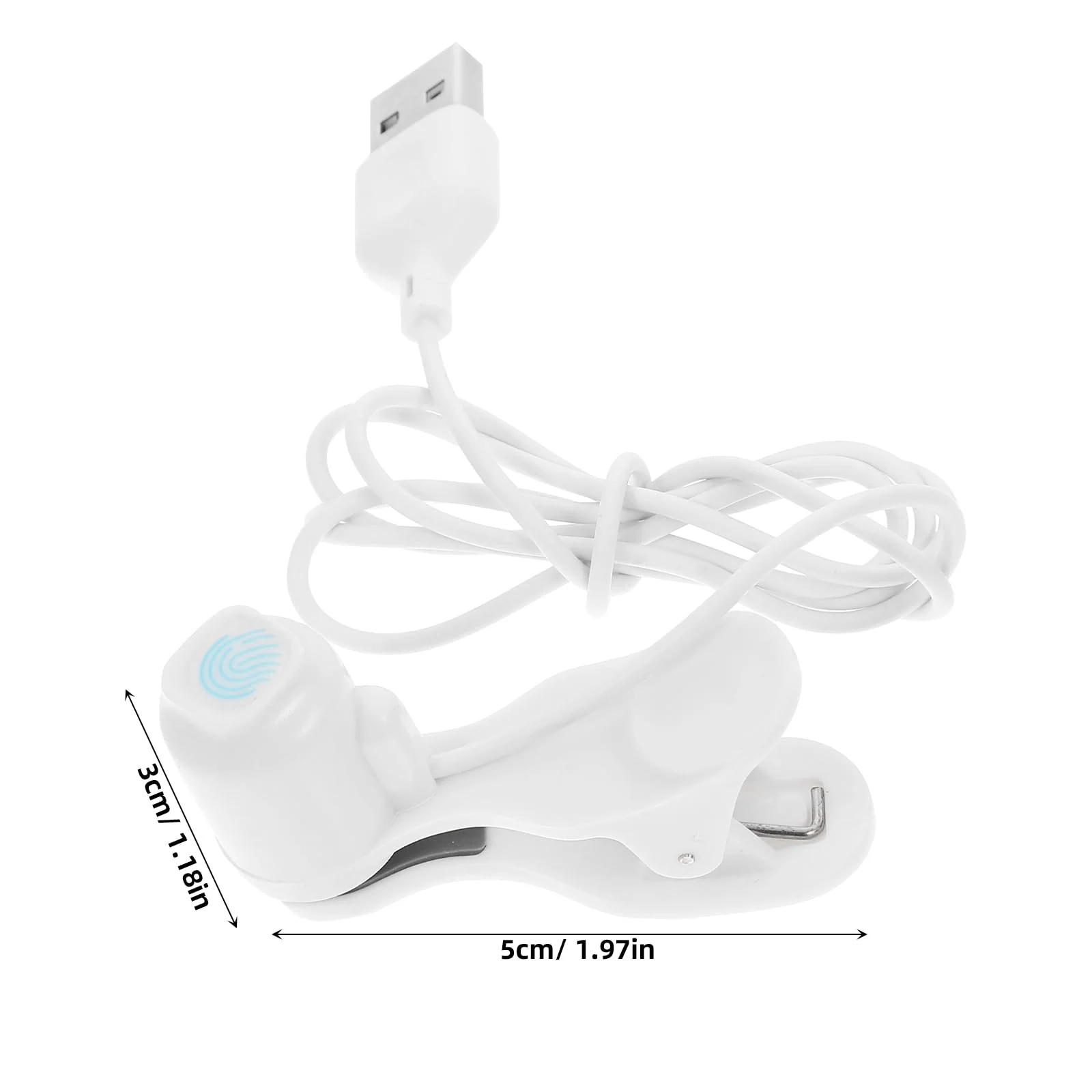 Gadpiparty Screen Clicker para Tablet para Automatic Phone Live Broadcasts Gaming Phones Auto Clicker for Mobile Phone Clicker Bracket Phone Clicker for Shopping Mini Abs White Computer 5X2CM - Image 6