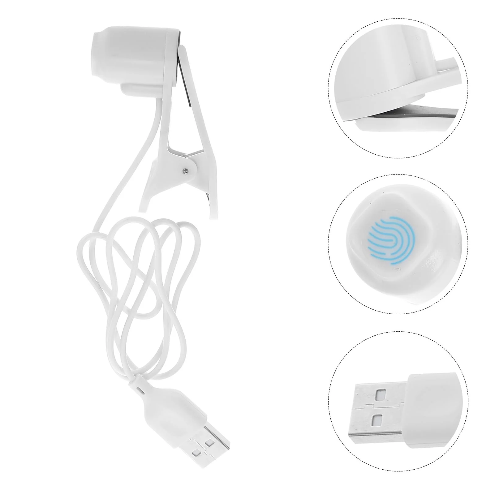 Gadpiparty Screen Clicker para Tablet para Automatic Phone Live Broadcasts Gaming Phones Auto Clicker for Mobile Phone Clicker Bracket Phone Clicker for Shopping Mini Abs White Computer 5X2CM - Image 8