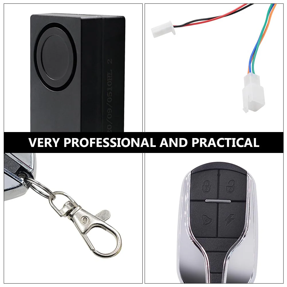 Garneck 1 Set Car Keyless Entry System Anti-Theft Motorcycle Alarm Electric Car Remote Alarm for Electric Car Motorcycle Bike Security Alarm - Image 5