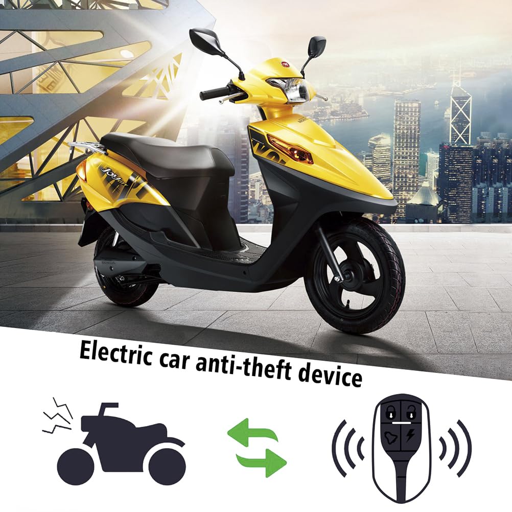 Garneck 1 Set Car Keyless Entry System Anti-Theft Motorcycle Alarm Electric Car Remote Alarm for Electric Car Motorcycle Bike Security Alarm - Image 9