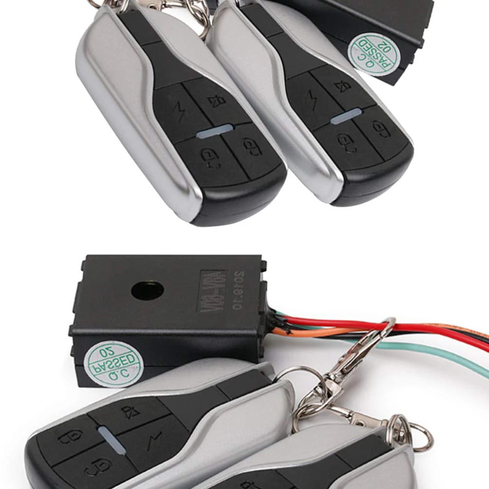 Garneck Motorcycle Anti Security Alarm System with Double Remote Waterproof for 48V 60V 64V 72V Scooter Bicycle - Remote Control Random Style - Image 7