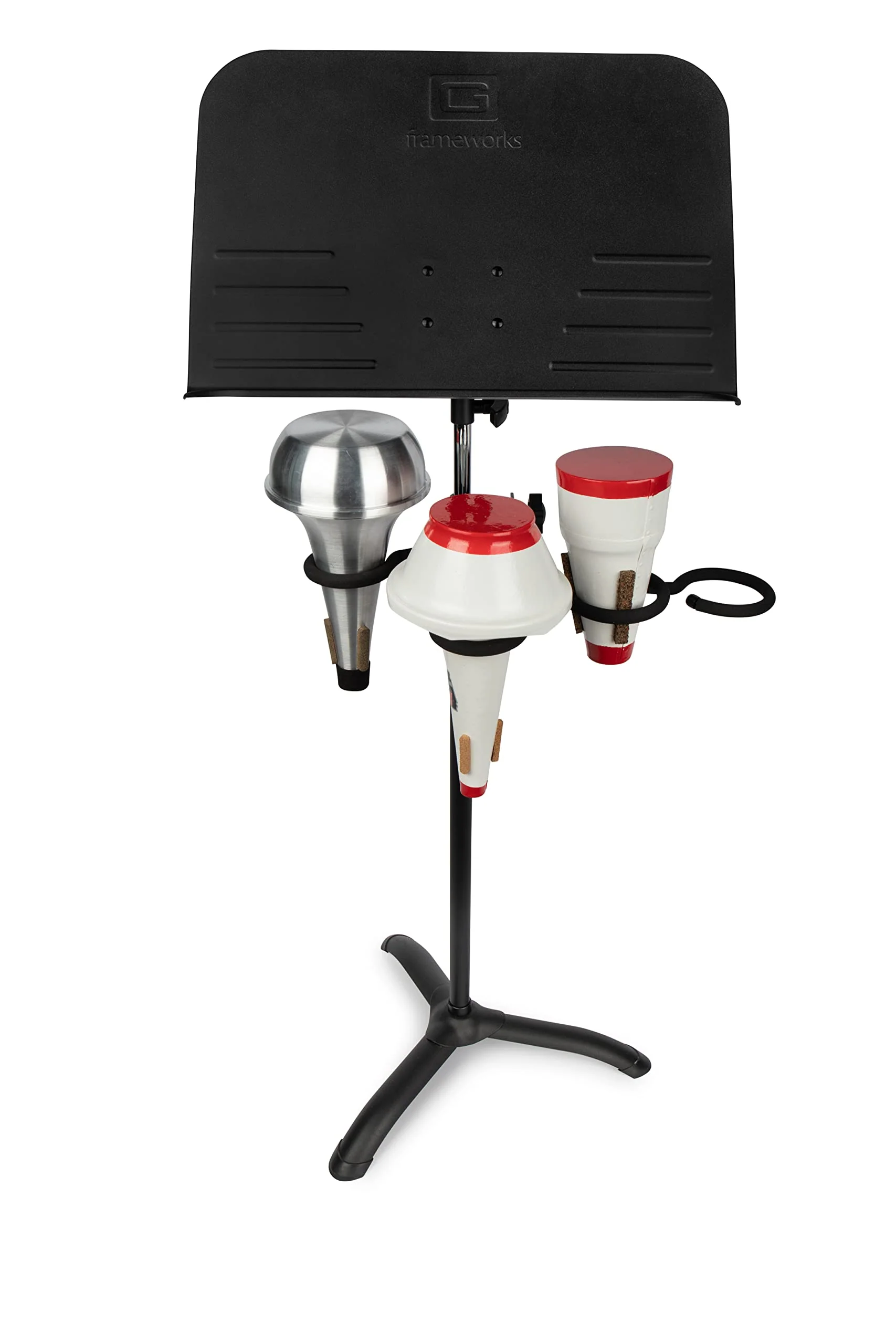 Gator Frameworks Clamping Rest for Four (4) Various-Size Horn Mutes Trumpet Stand (GFW-BNO-MUTEREST4) - Image 5