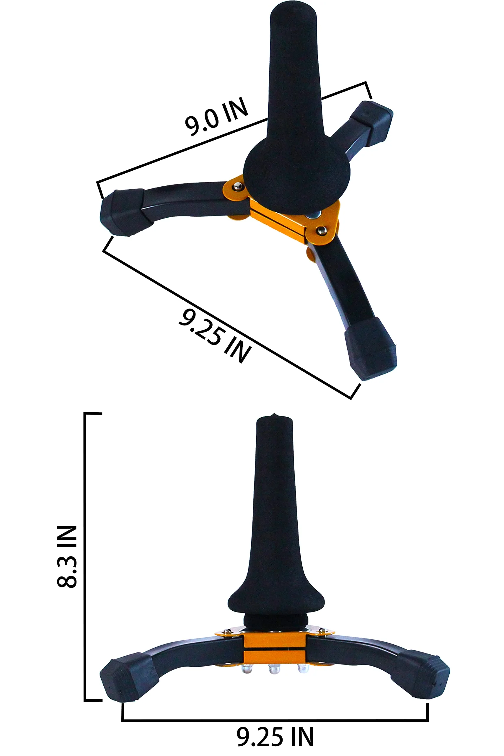 GEEK Portable Soprano Saxophone Stand Foldable Soprano Sax Stand Solid Steel Stable Tripod Stand for Soprano Saxophone YAMAHA YDS-150 - Image 4