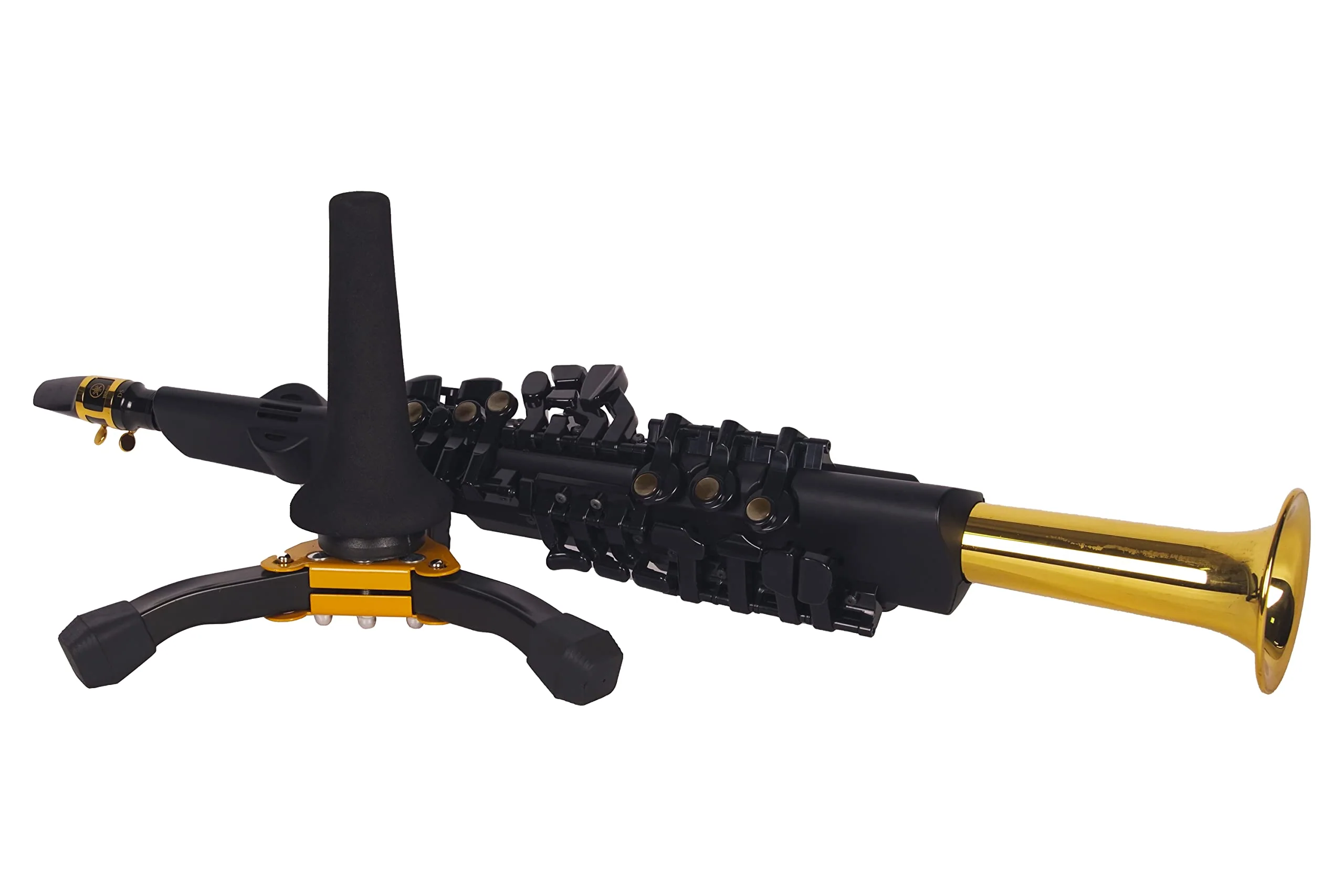 GEEK Portable Soprano Saxophone Stand Foldable Soprano Sax Stand Solid Steel Stable Tripod Stand for Soprano Saxophone YAMAHA YDS-150 - Image 9