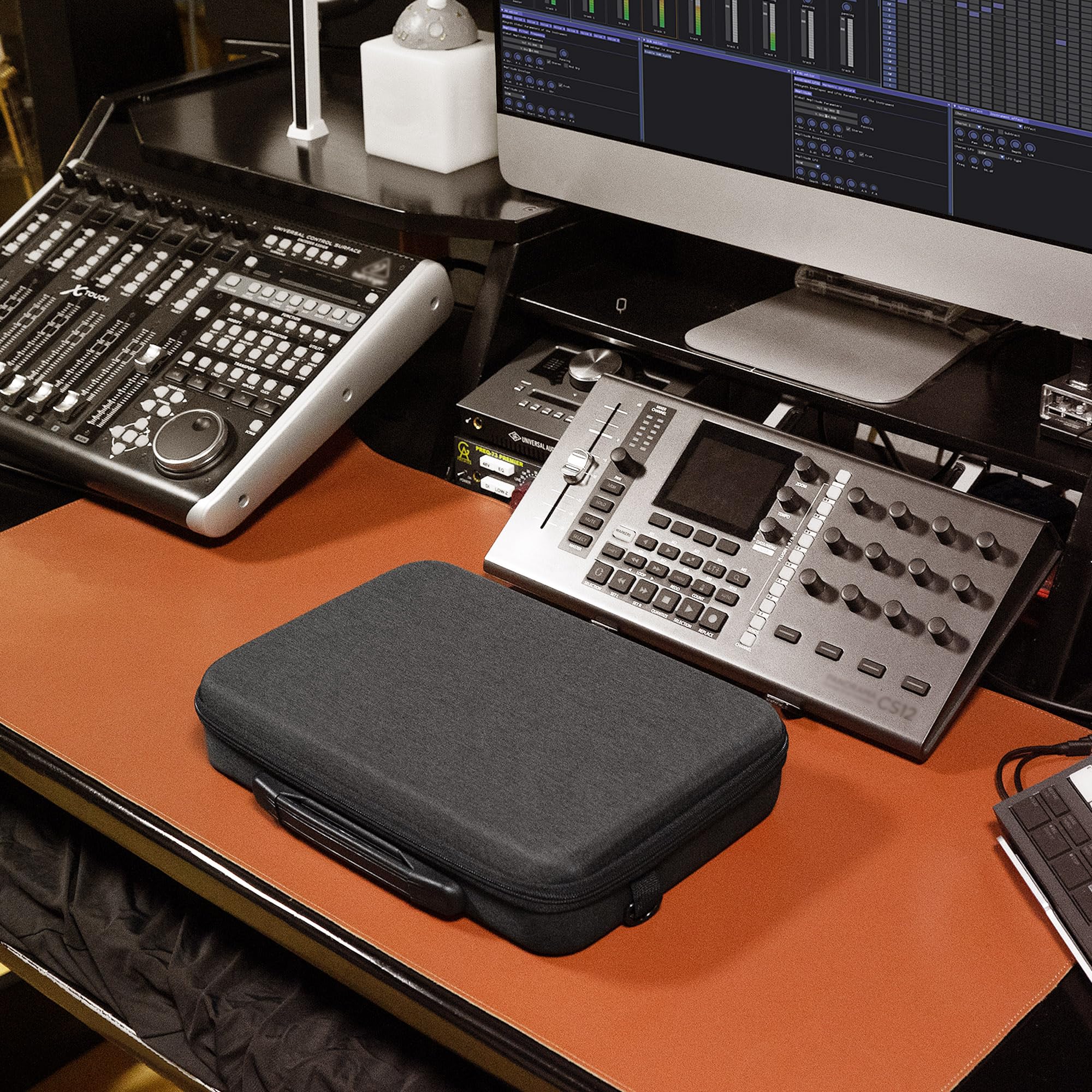 GEEKRIA Hard Shell Travel Carrying Case, Drum Machine Bag Compatible with Teenage Engineering EP-133 K.O. II, EP-1320 Medieval Sampler (Dark Gray) - Image 6