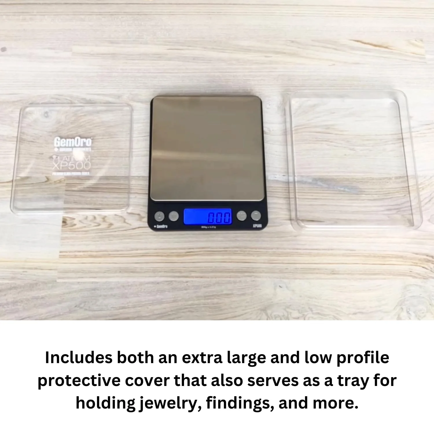 GemOro Platinum XP500 | Durable Precise Jewelers Countertop Portable Pocket Scale | Digital Precision Tool with Expert Professional Reading & Accuracy 500g x 0.01g Readability (Silver) - Image 4