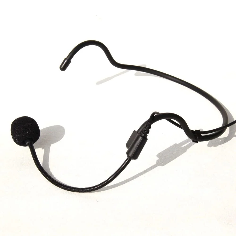 Generic Replacement Headset Headworn Microphone for Audio-Technica System 10 ATW-1101 Wireless Headworn Microphone System, Condenser, Unidirectional, 4-Pin Hirose (HRS) Female Connector, Black - Image 3